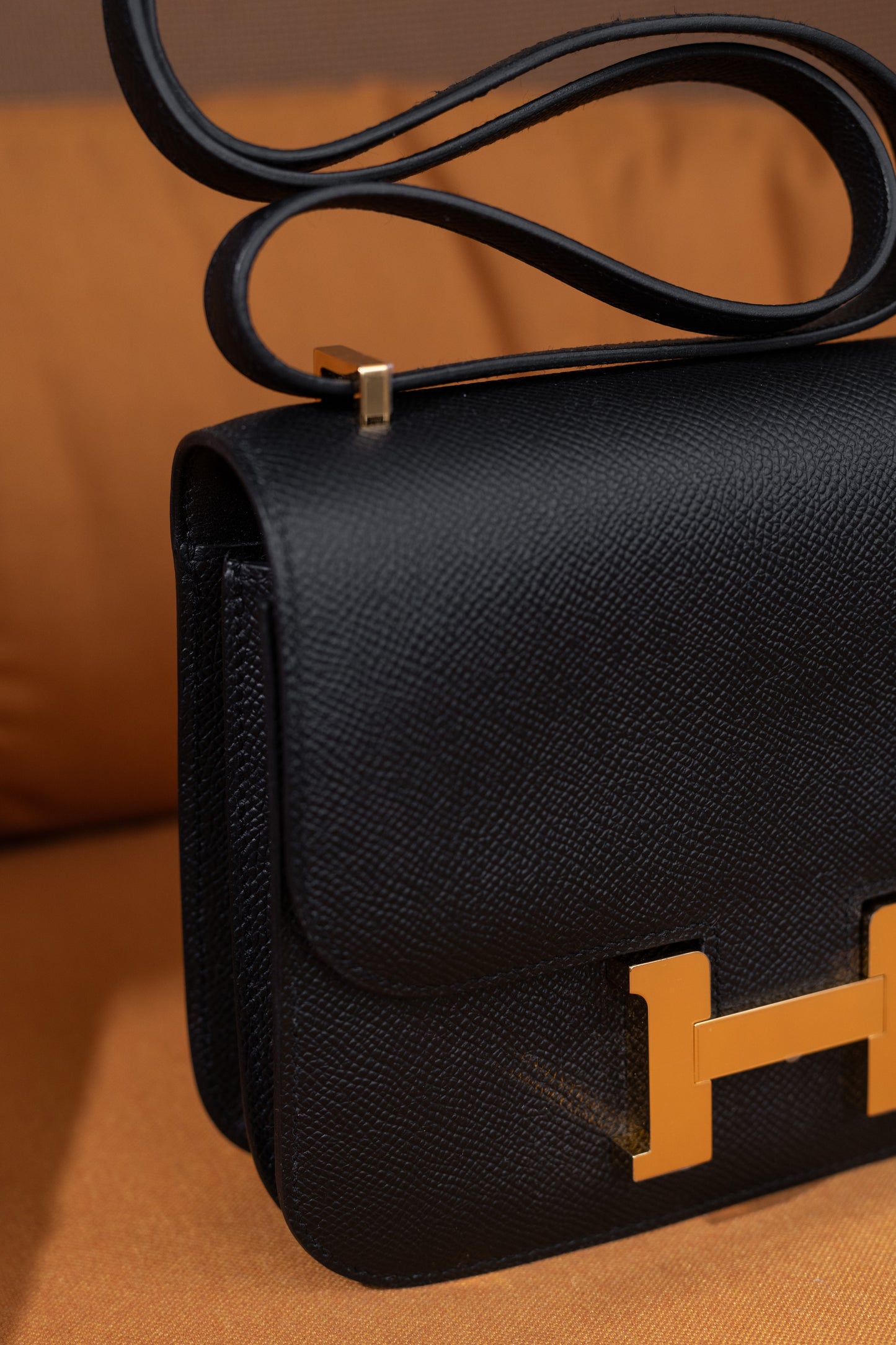 Hermès Mini Constance 18 Epsom Black GHW