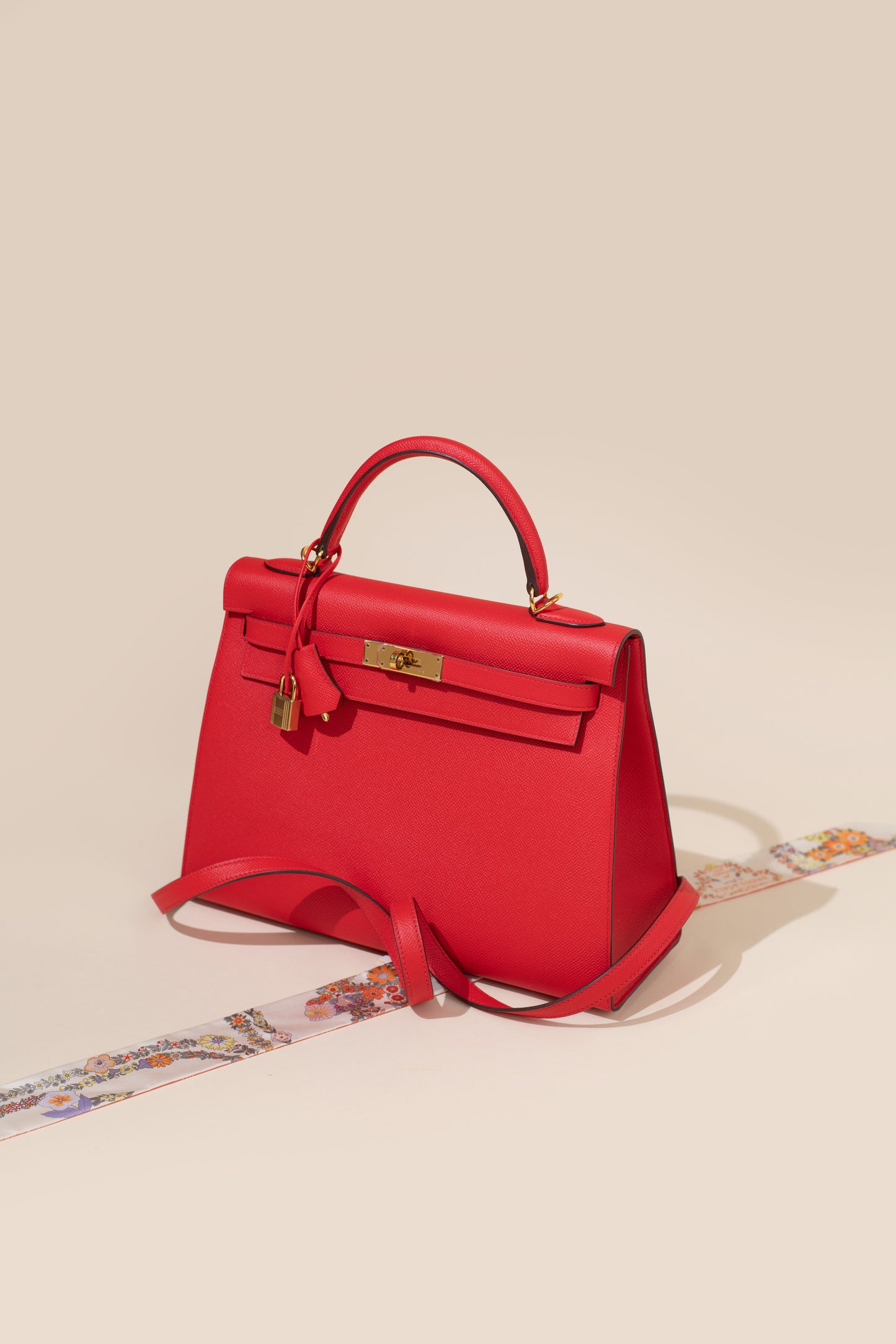 هيرميس كيلي 40 إبسوم في Rouge De Coeur GHW