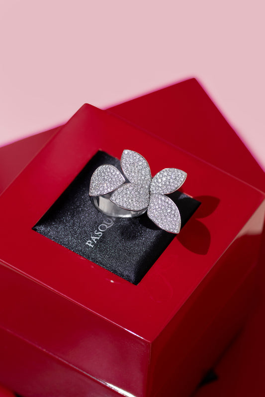 Pasquale Bruni Giardini Segreti White Gold Diamond Ring