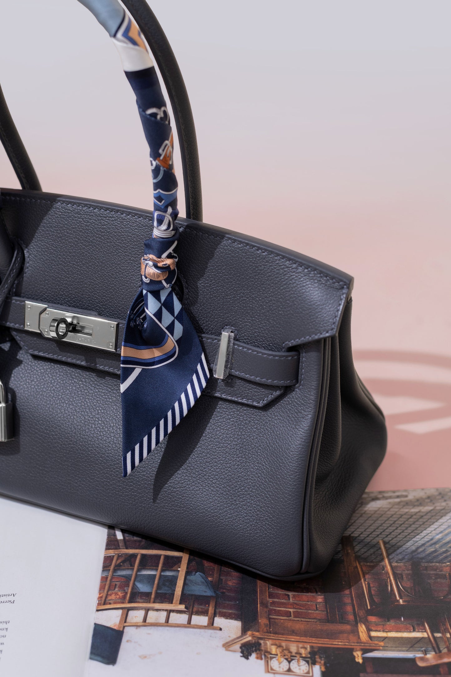 Hermès Birkin Shoulder 29 Evercolor Ardoise PHW