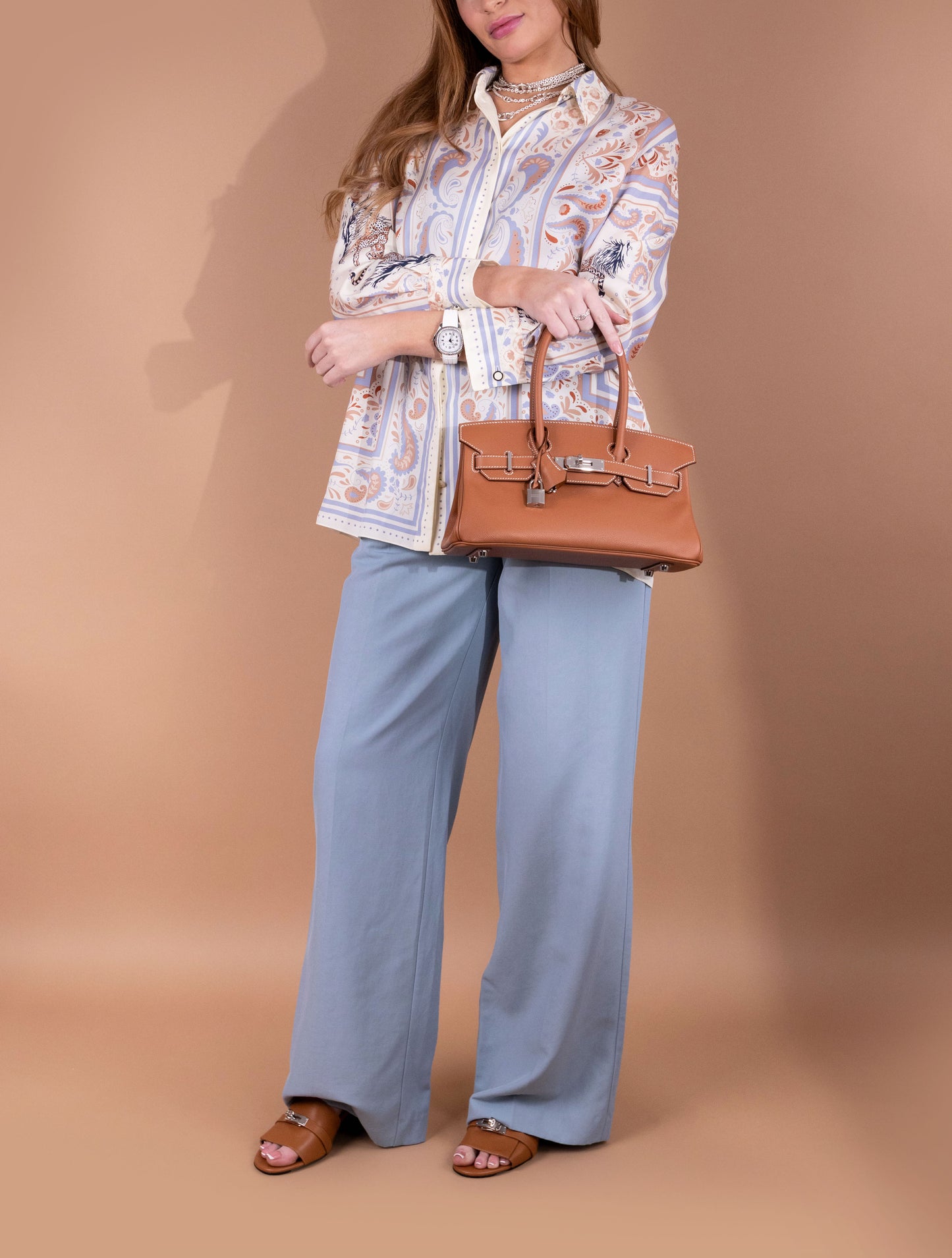 Hermès Birkin Shoulder 29cm in Evercolor Gold PHW