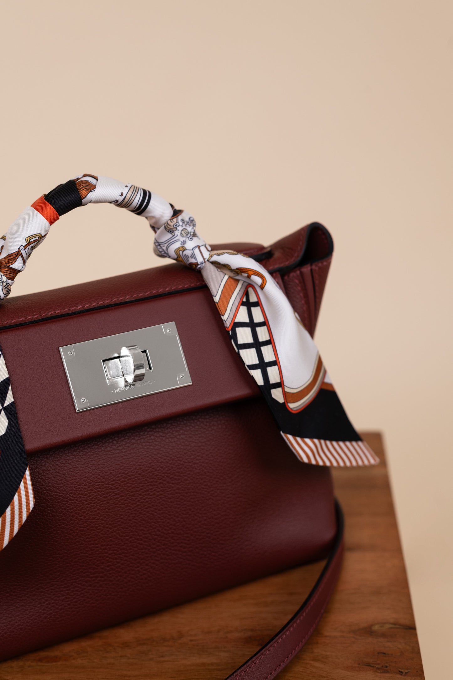 Hermès Mini 24/24 Rouge H PHW
