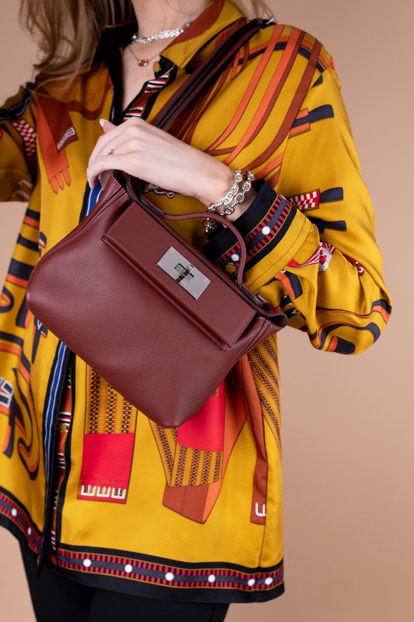 Hermès Mini 24/24 Rouge H PHW