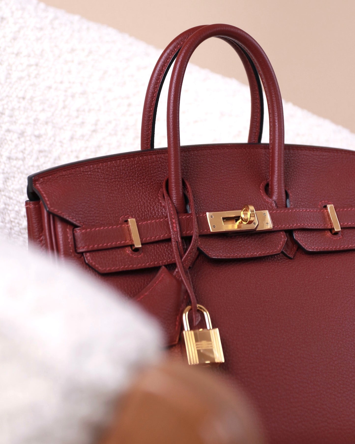 هيرميس بيركين 25 توغو في Rouge H GHW