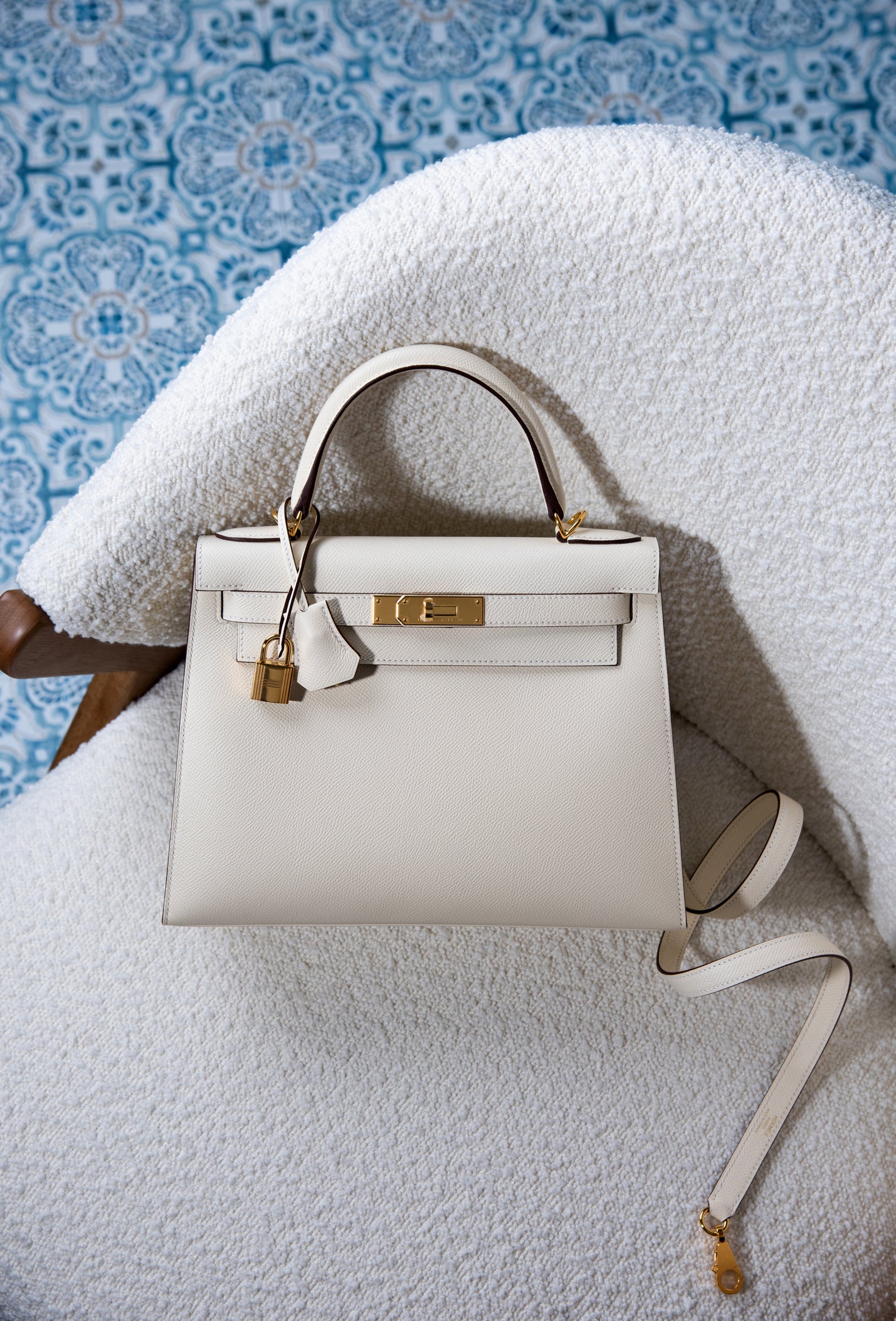 Hermès Kelly 28 Epsom Nata with GHW