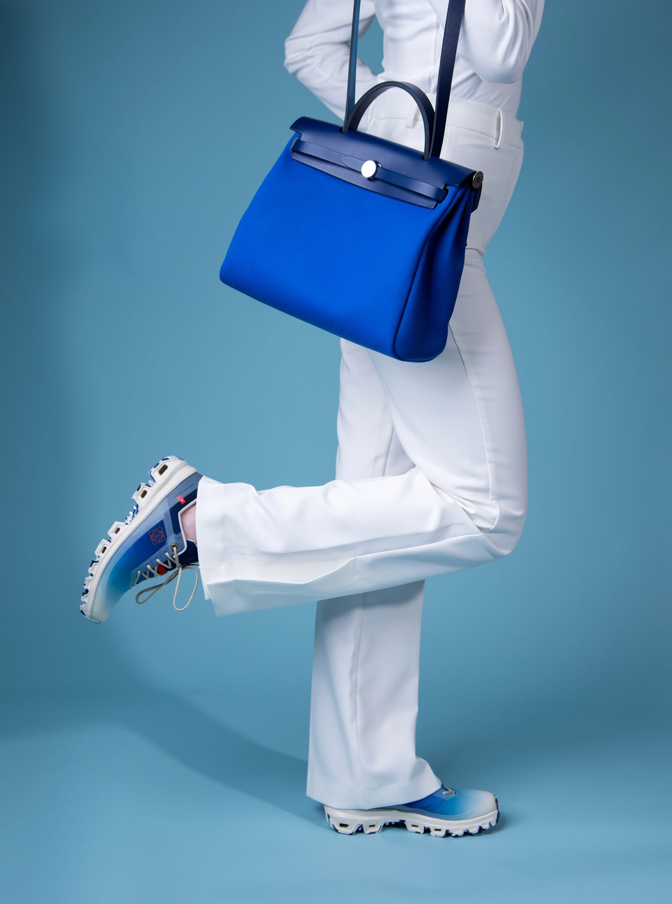 Hermès Herbag Blue Electric/Blue Indigo