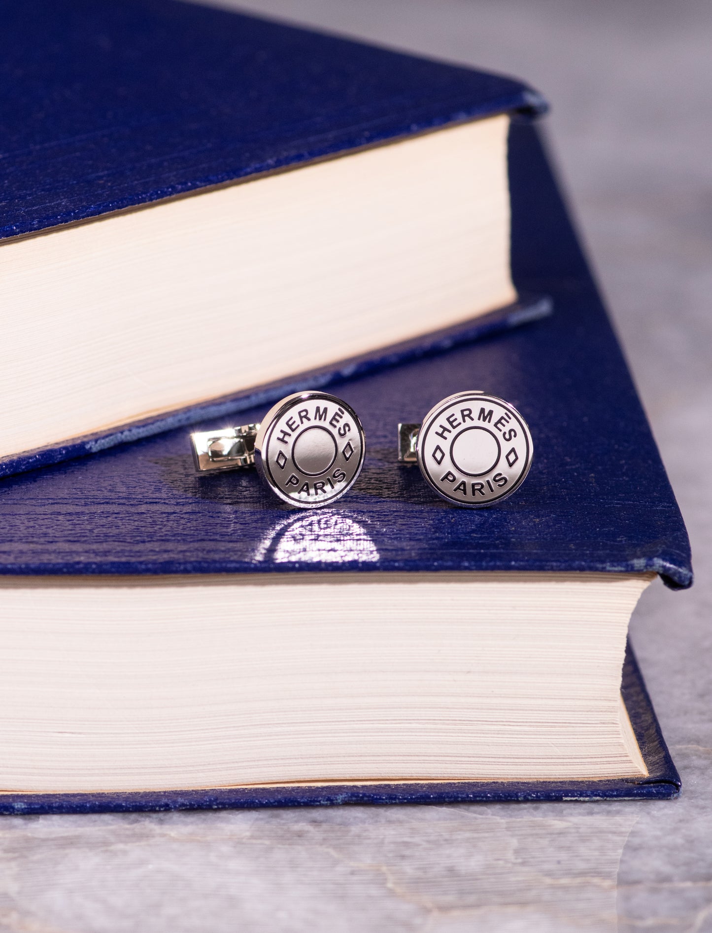 Hermès Palladium Cufflinks