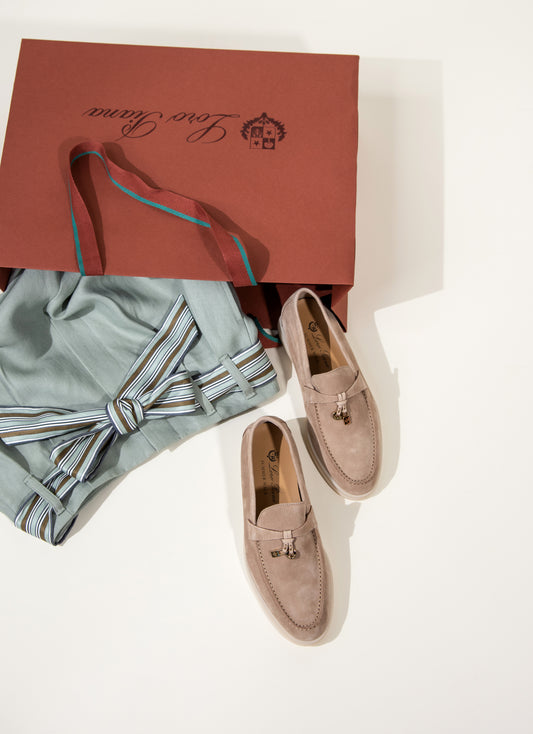 Loro Piana Summer Walk Charms in Sandstone