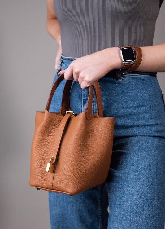 Hermès - Picotin 18 Crocodile Touch Gold with GHW