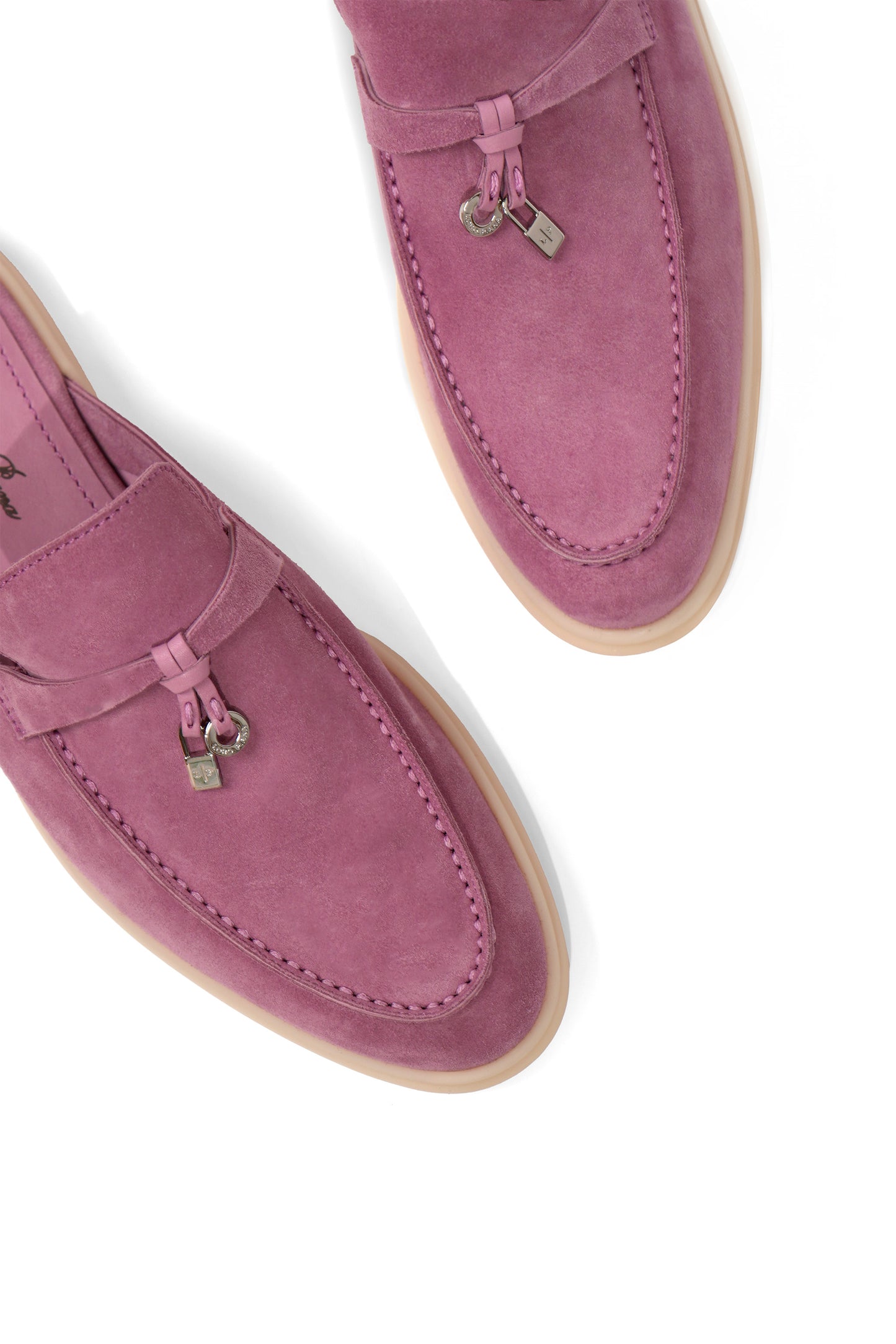 Loro Piana Babouche Mule in Wild Mauve