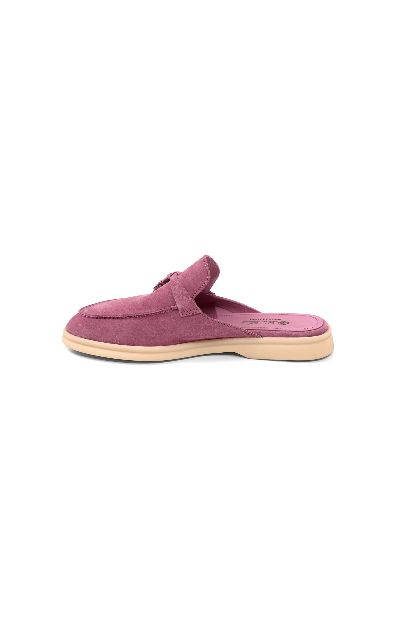 Loro Piana Babouche Mule in Wild Mauve