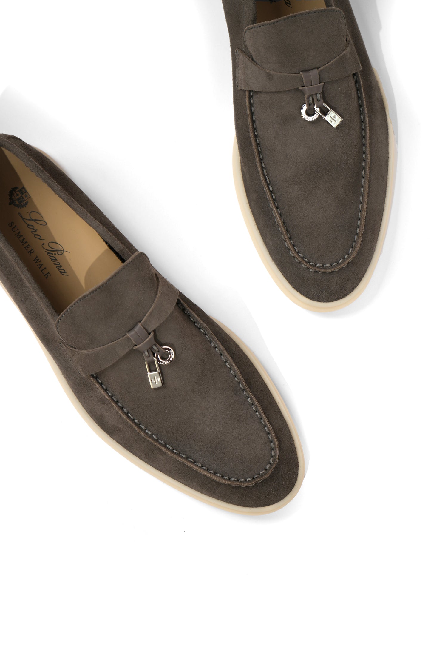 Loro Piana Babouche Loafer in Shade Grown