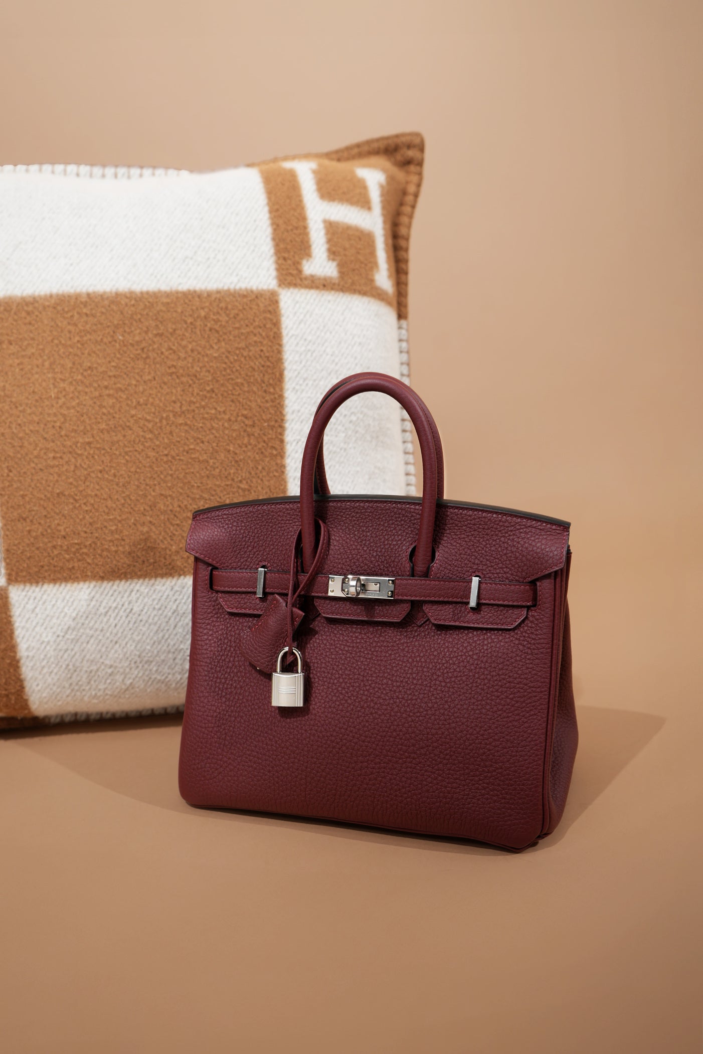 Hermès Birkin 25 Togo Rouge H PHW