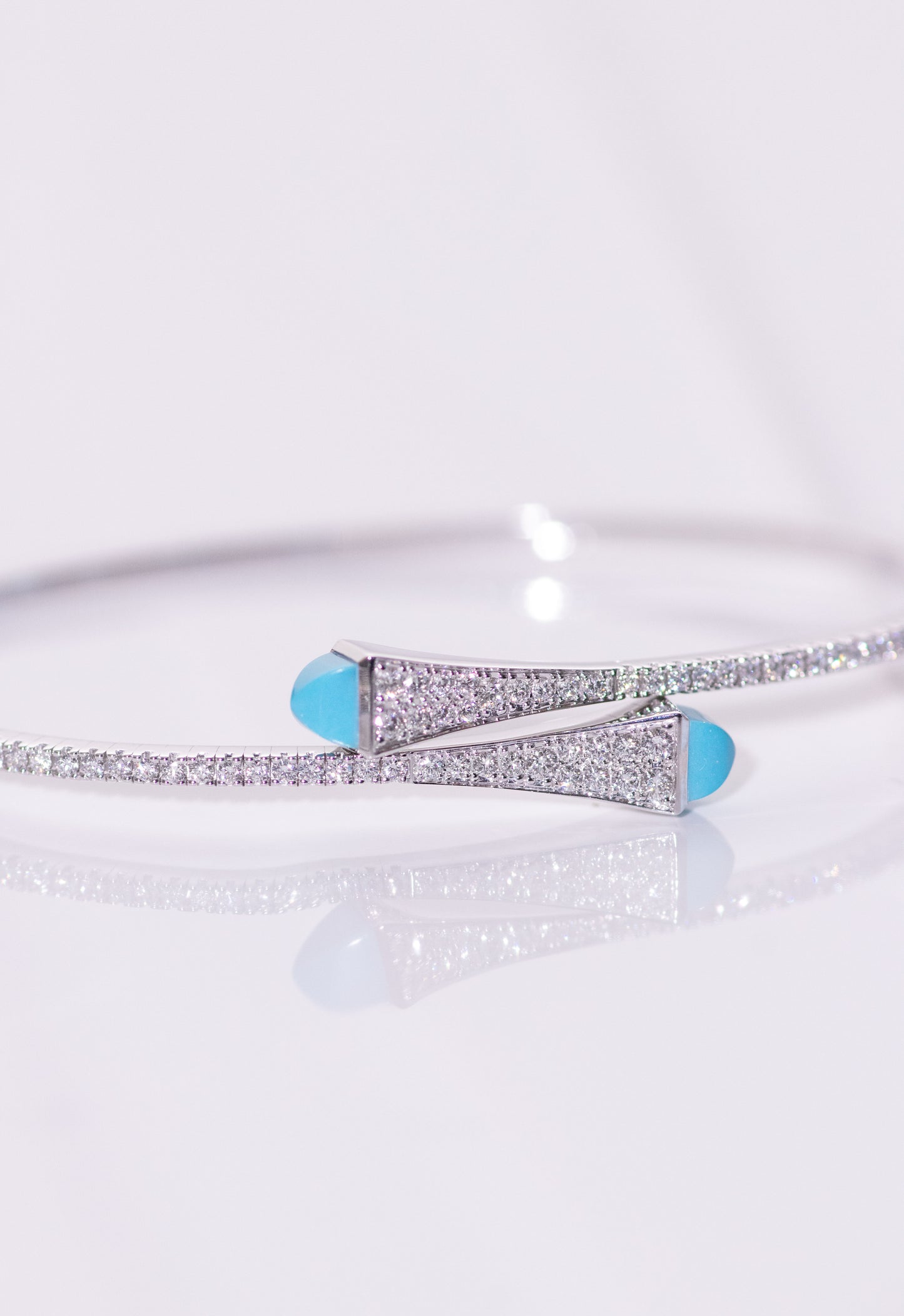 Marli Cleo Turquoise/White Diamond Set