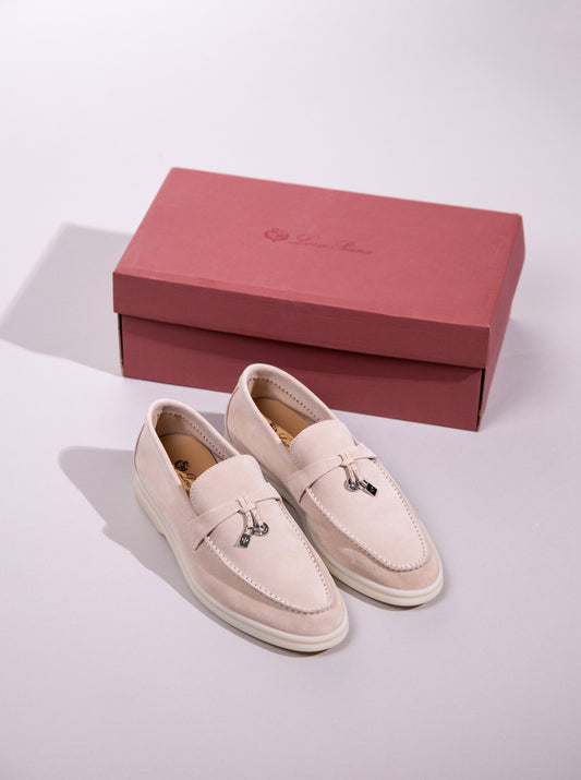 Loro Piana Summer Walk Shoes in Pink Sand