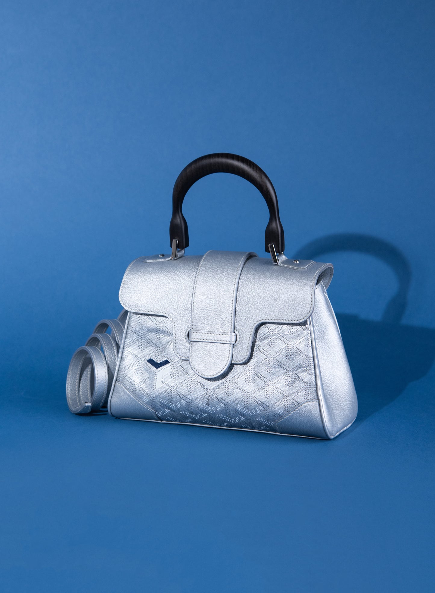 Goyard Limited Edition Mini Saigon in Silver Metallic
