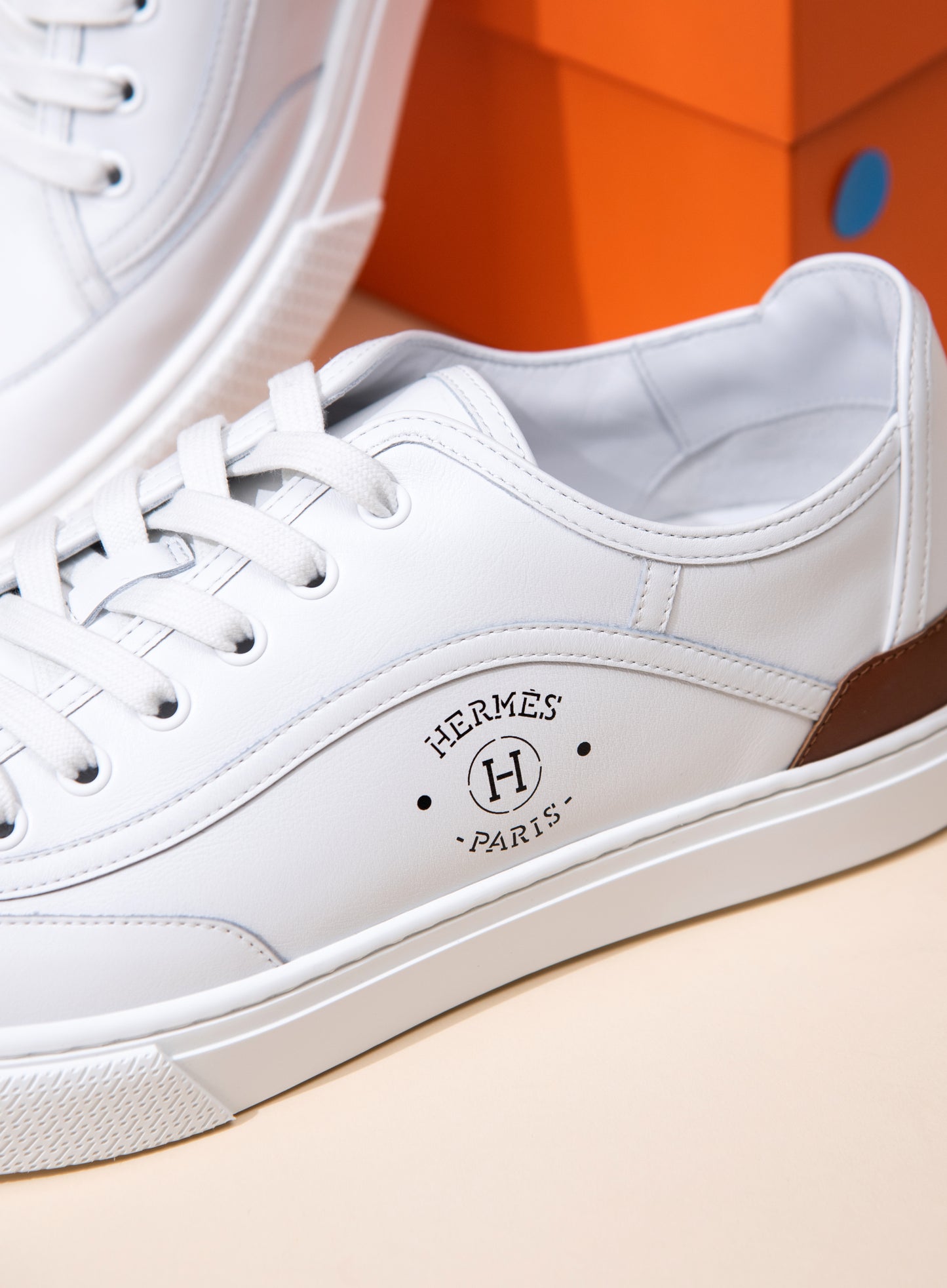 Hermès Get Sneakers in White