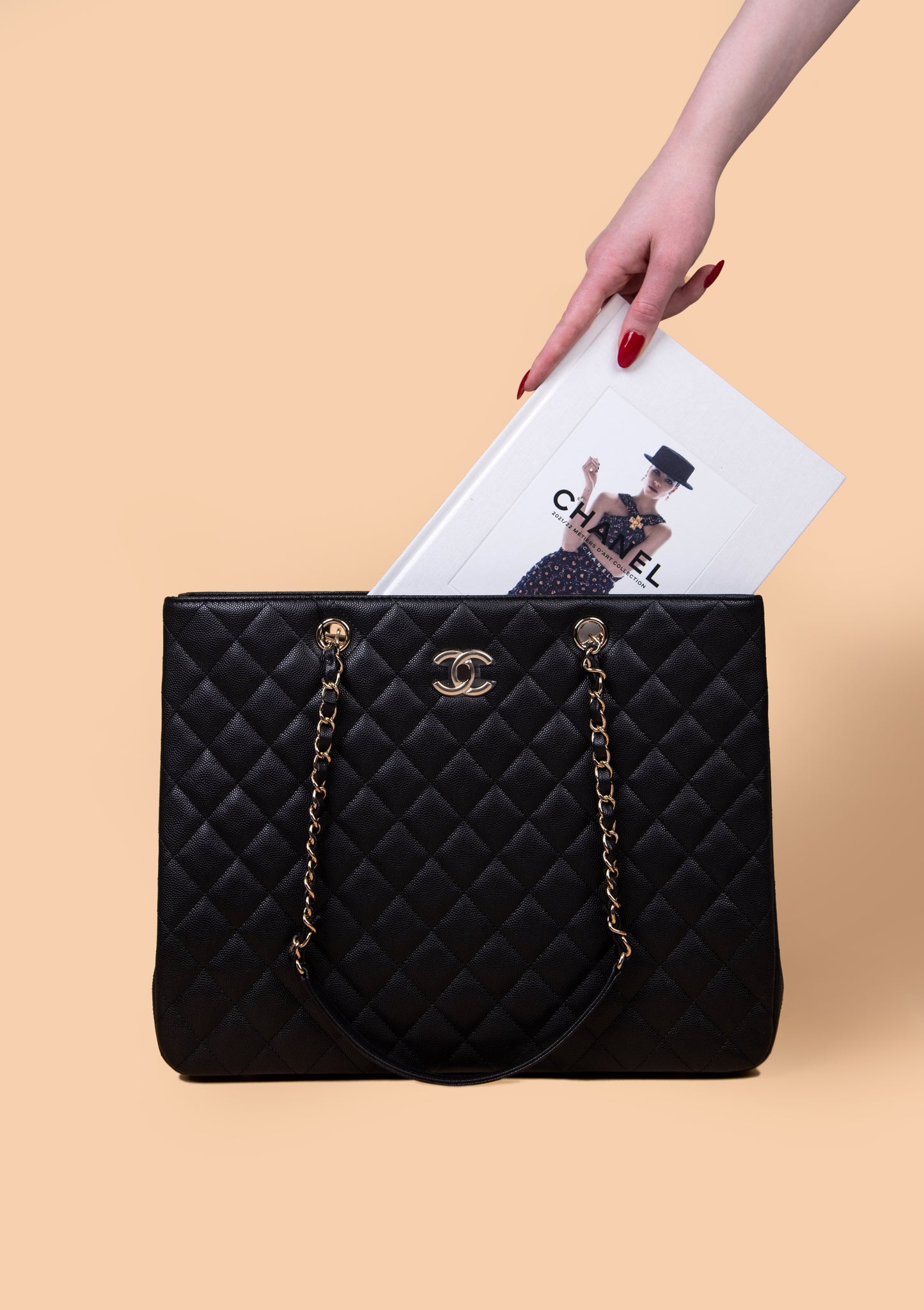 Chanel Black CC Tote Bag