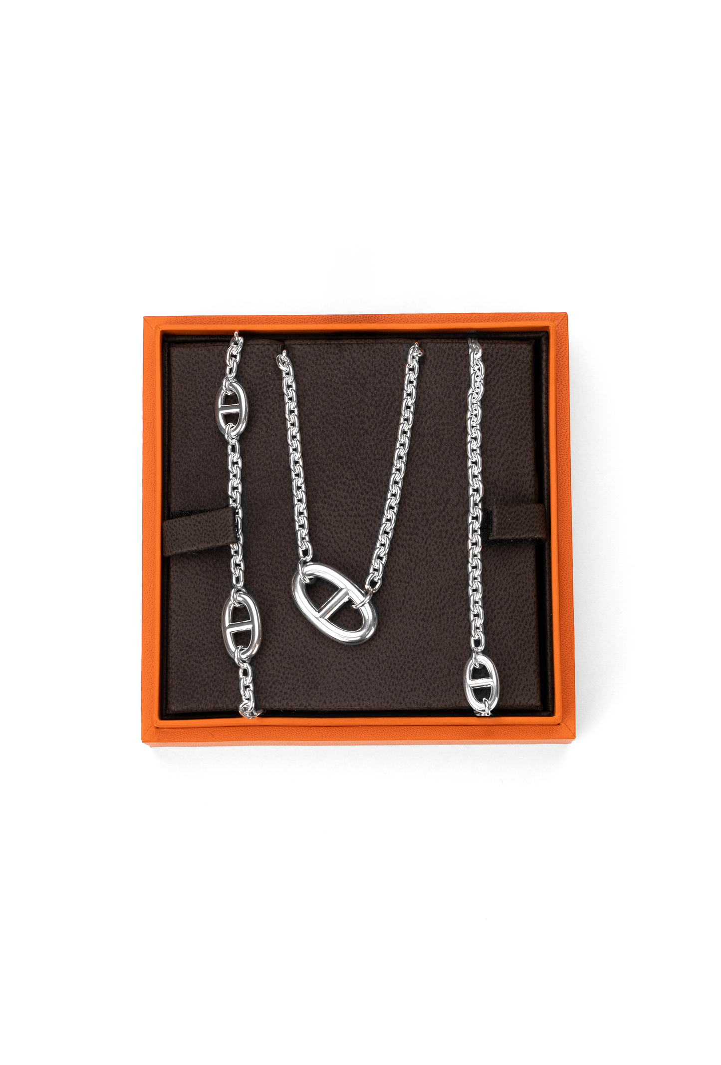 Hermes Chain D'Ancre 80 Long Necklace