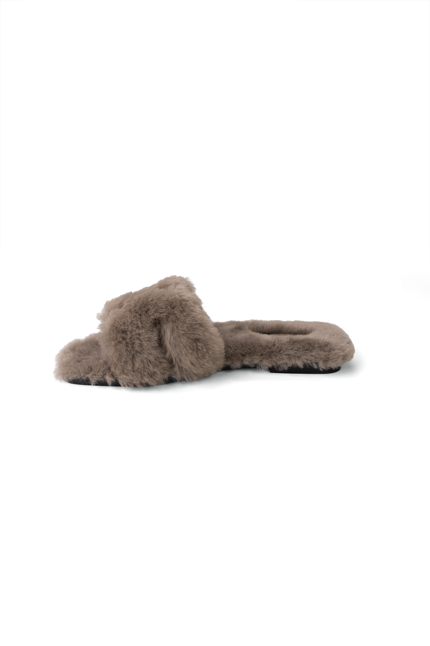 Hermes Fur Oran Sandals