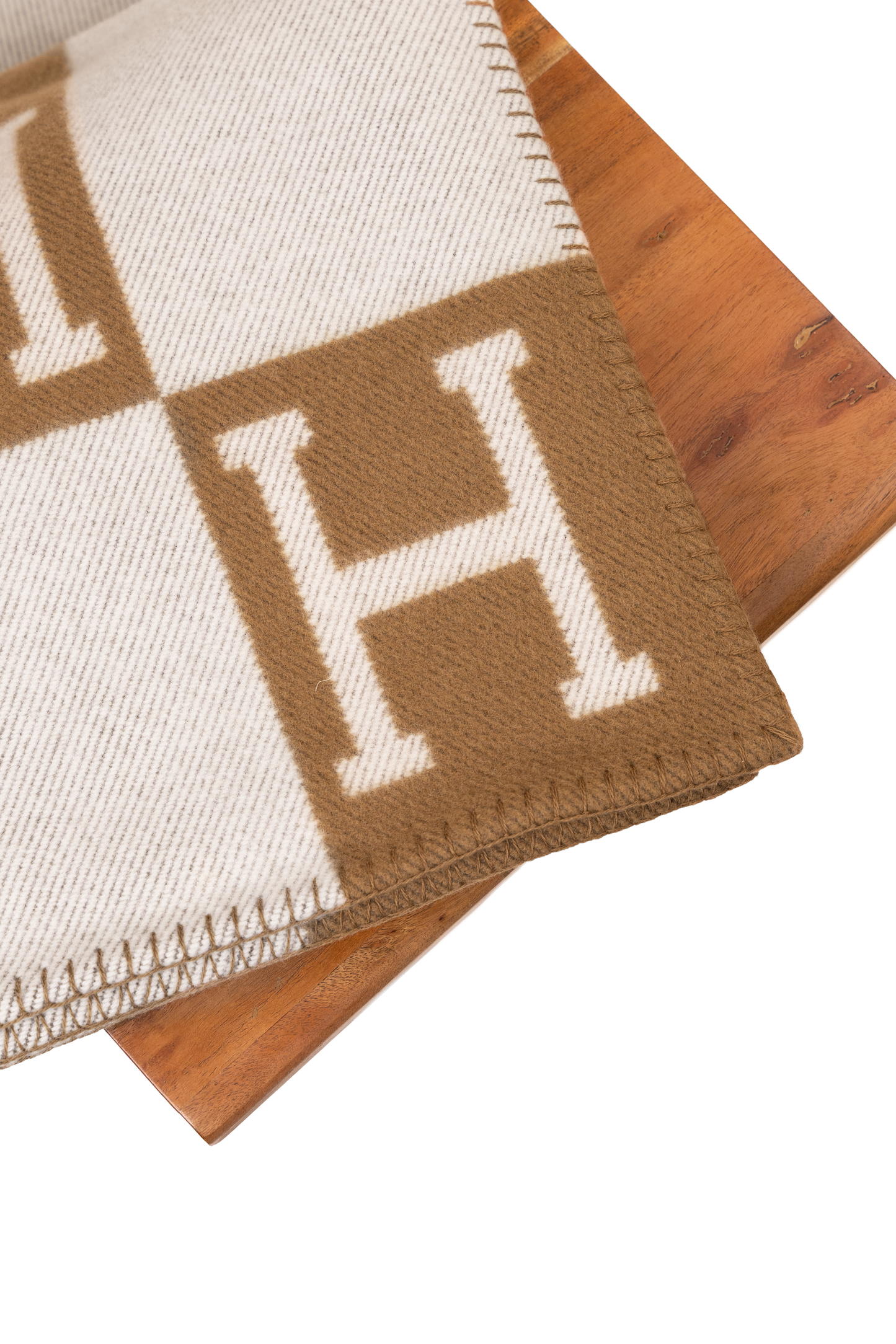 Hermes Brown Throw Blanket