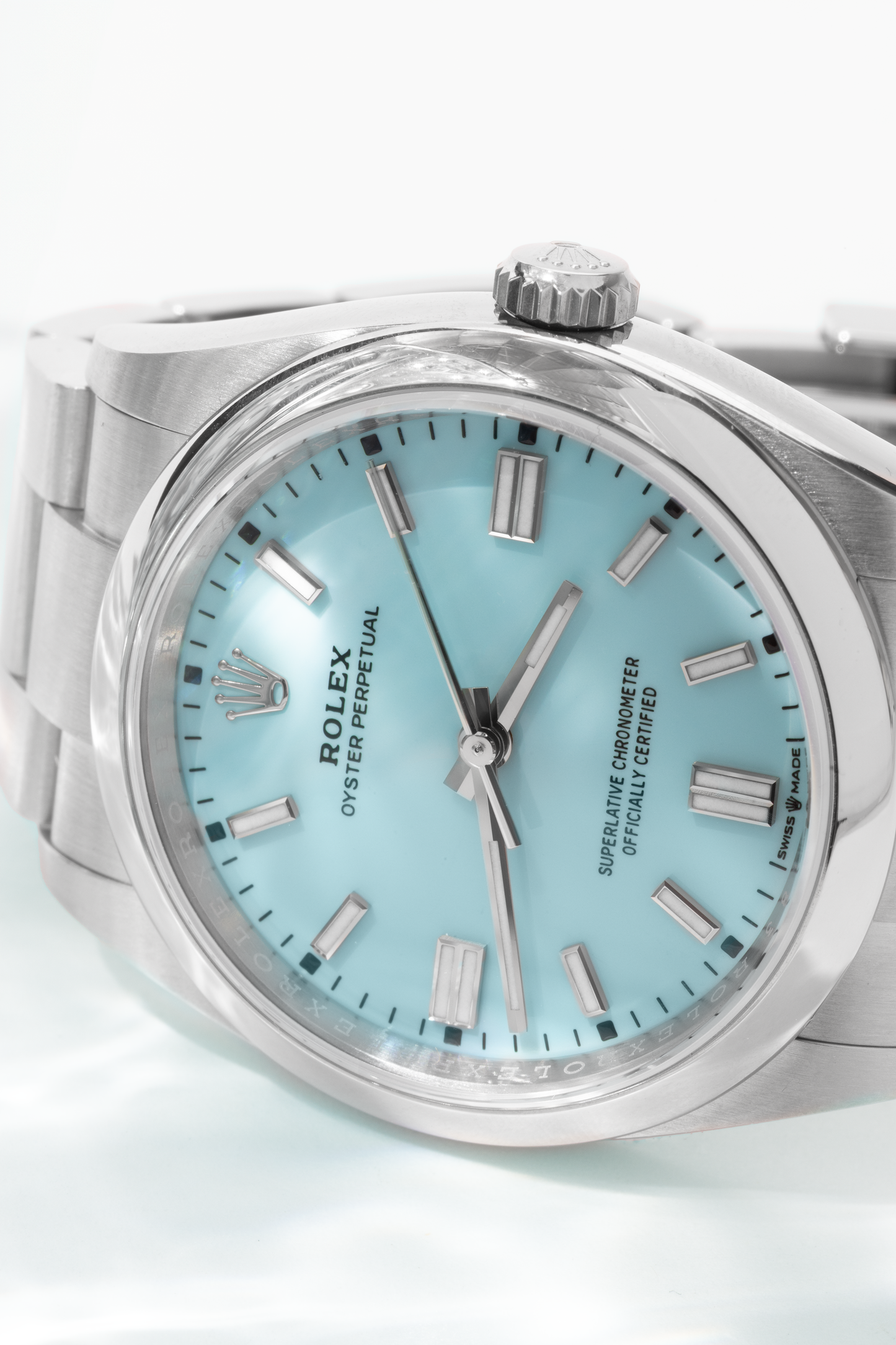 Rolex Oyster Perpetual Watch 36mm Turquoise Dial