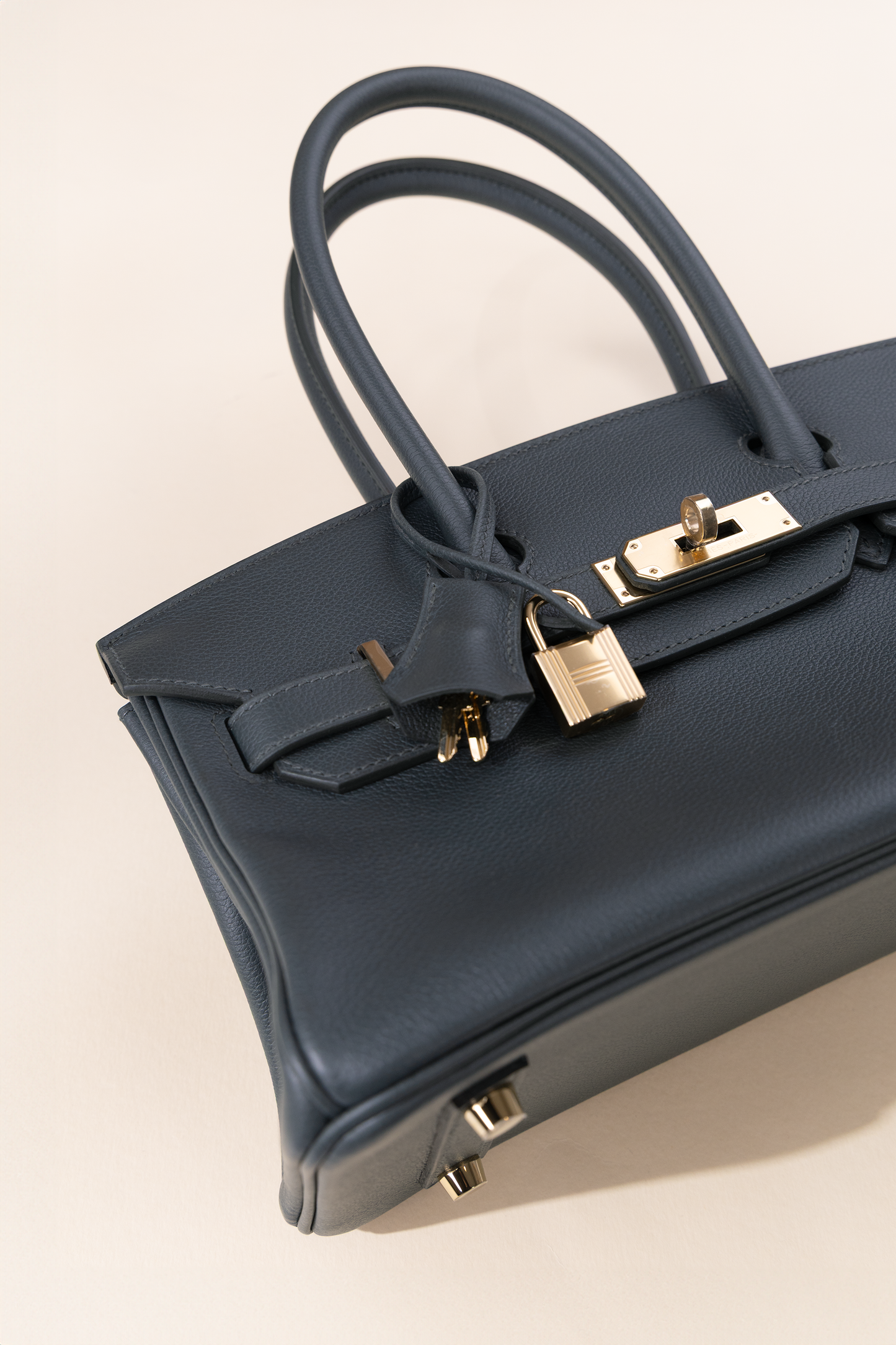 Hermès Birkin Shoulder 29 Evercolor in Vert Mangrove GHW