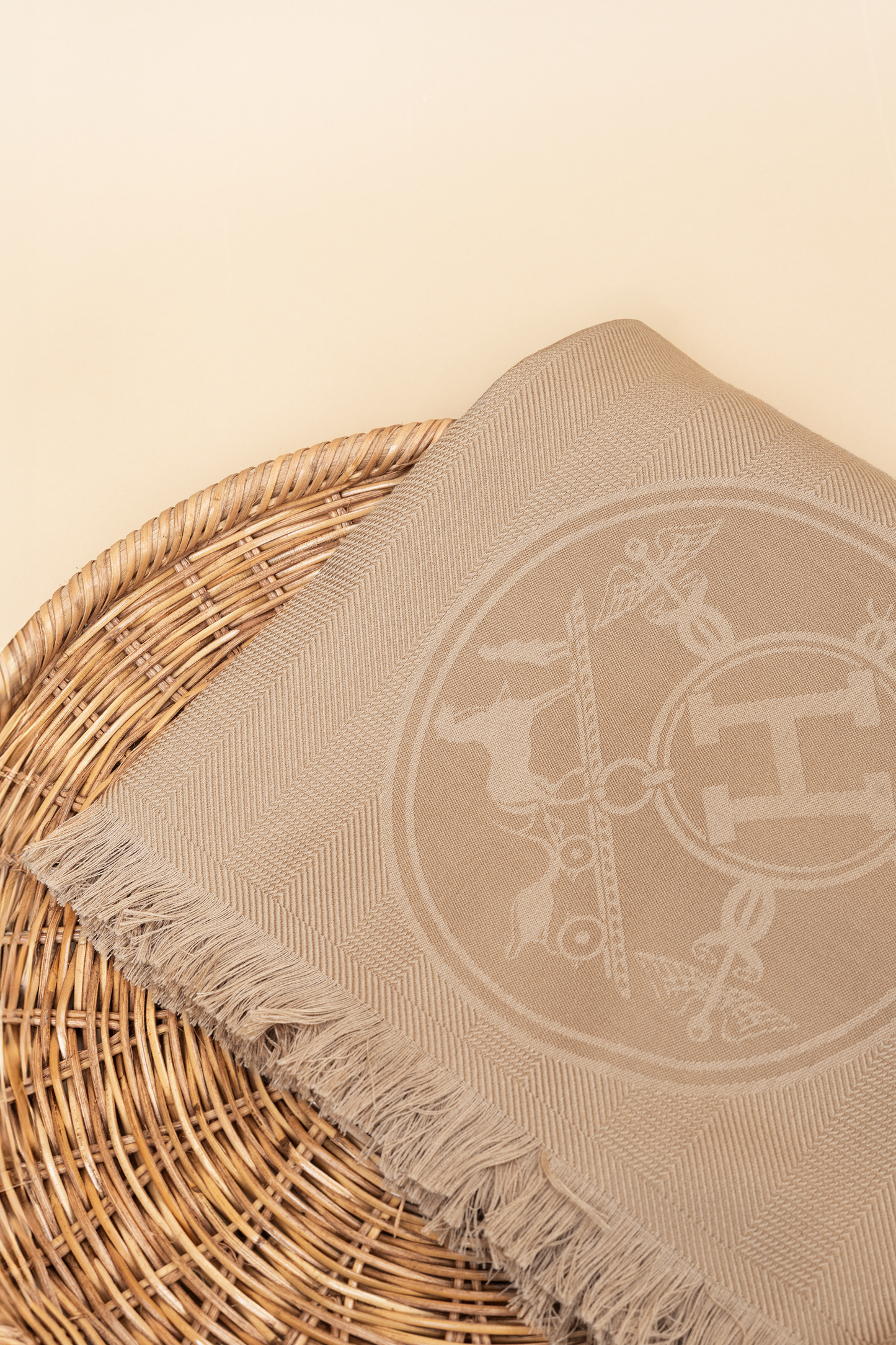 Hermès Cashmere Libris Stole