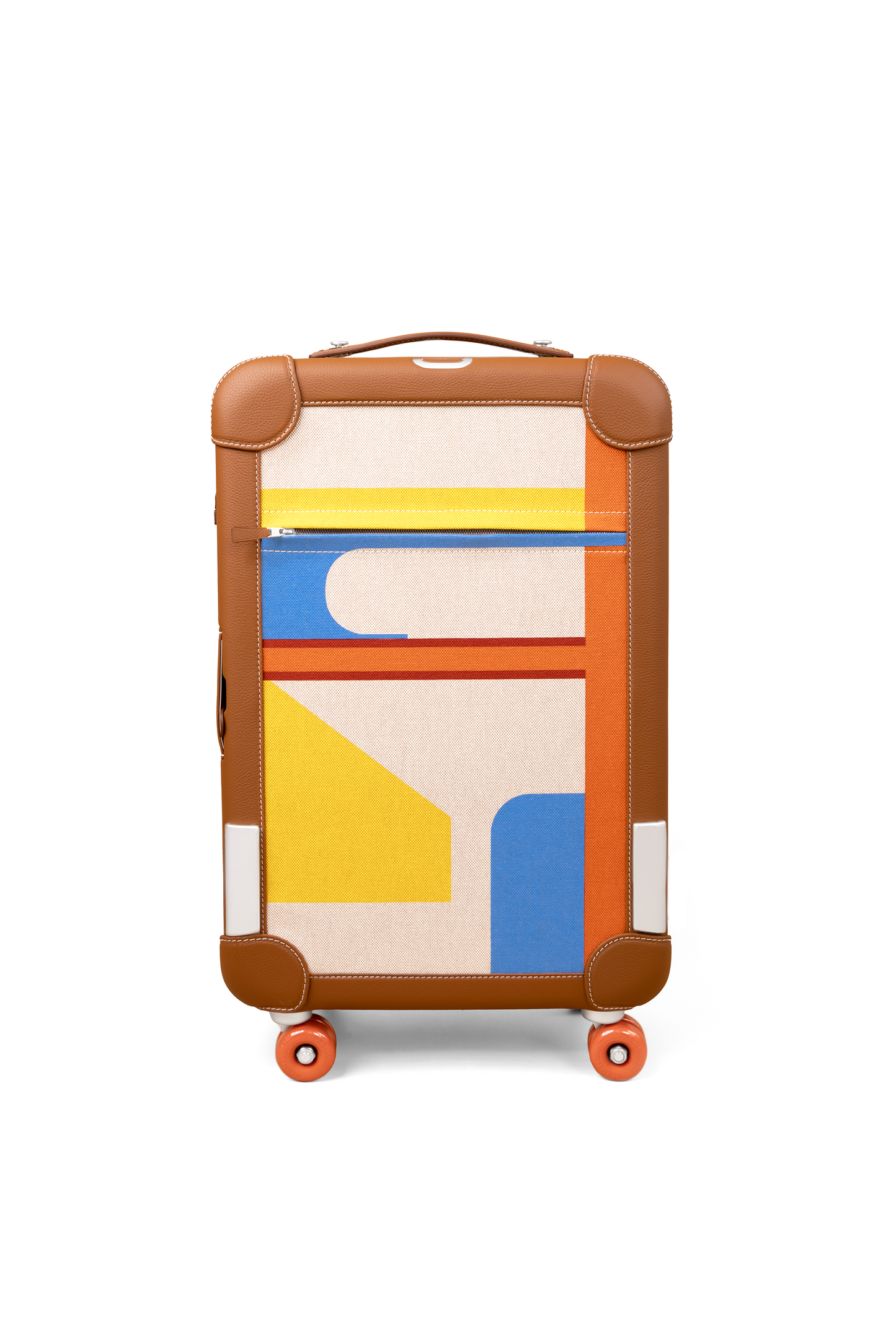Hermes R.M.S Suitcase in Gold Multicolor