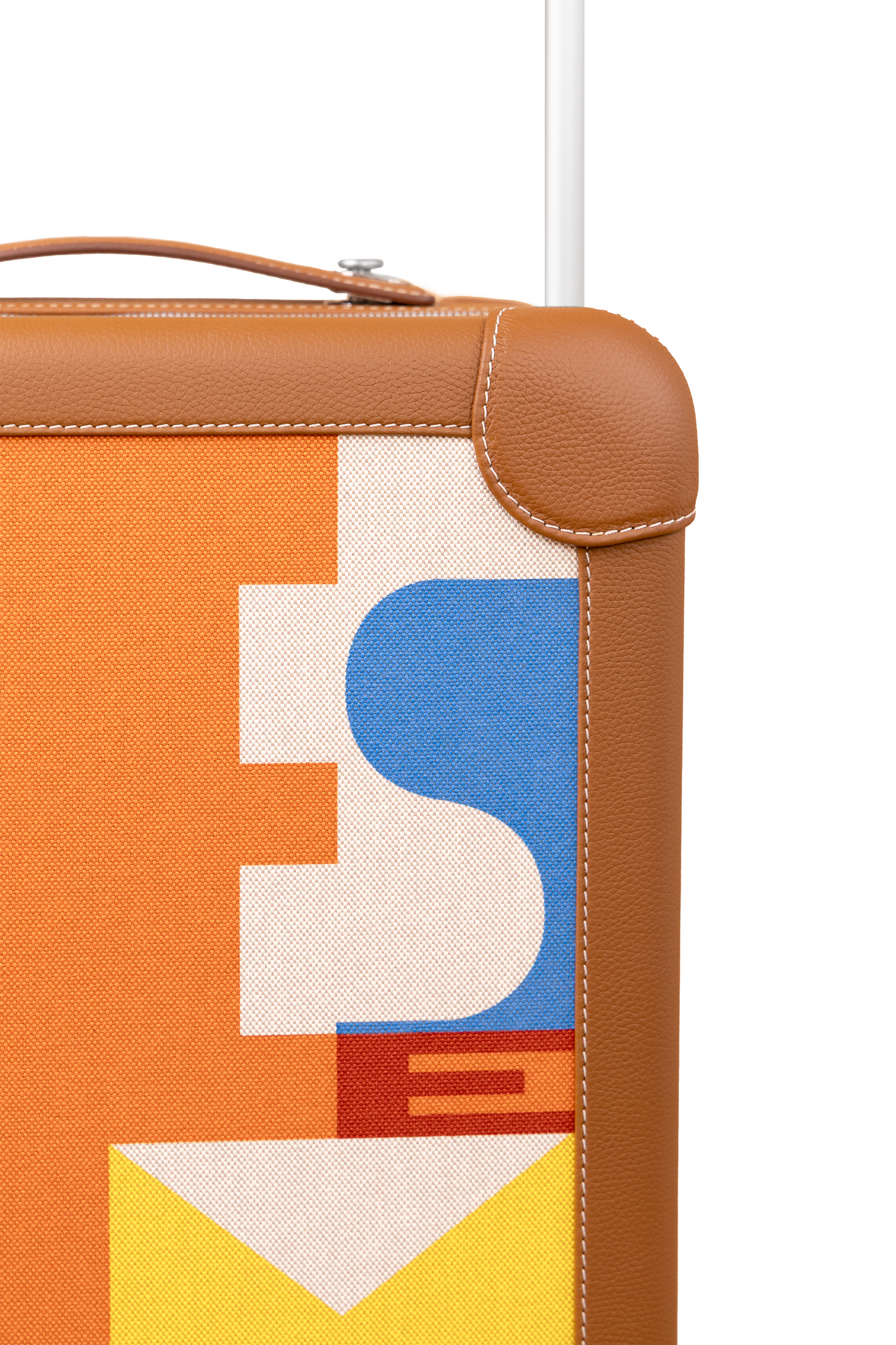Hermes R.M.S Suitcase in Gold Multicolor