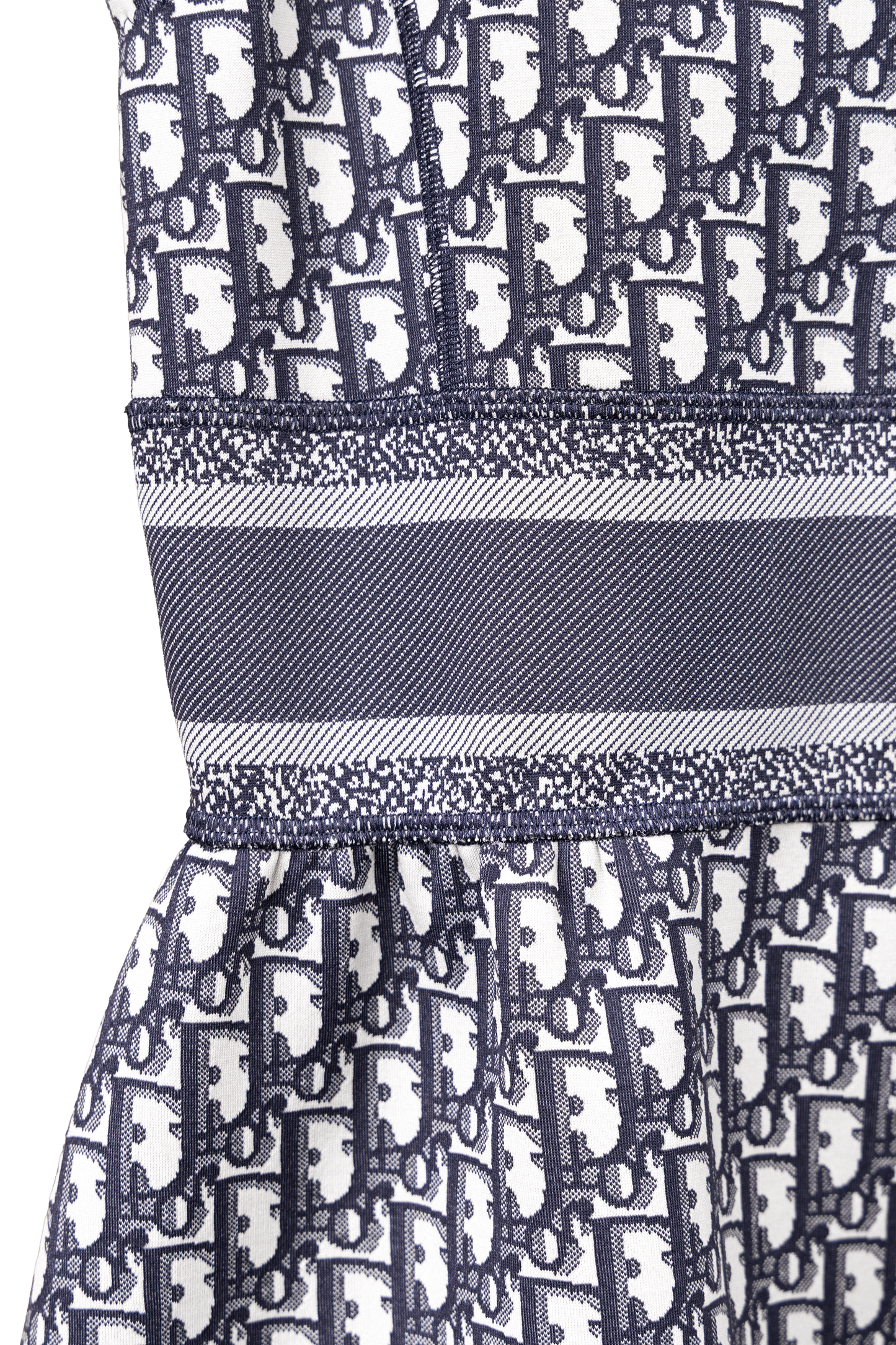 Dior Blue Monogram Mini Dress