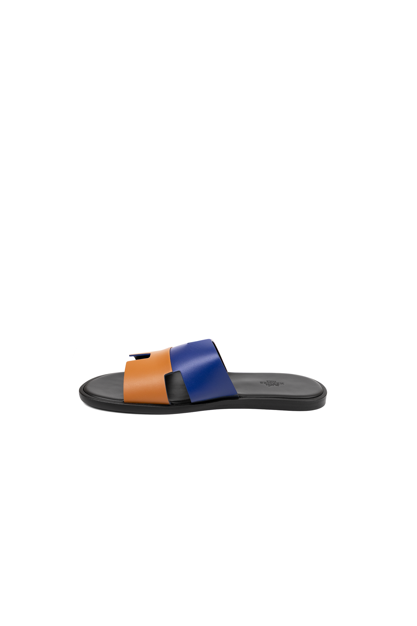 Hermes Izmir Gold and Blue Sandals