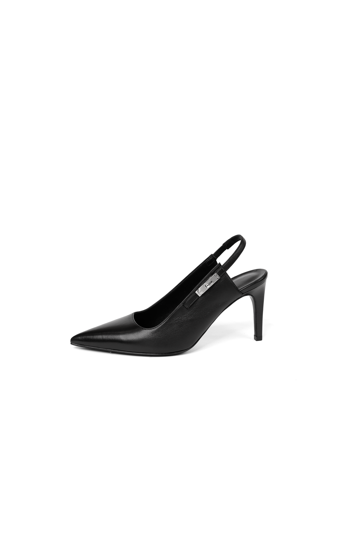 Hermes Lock Black Heels