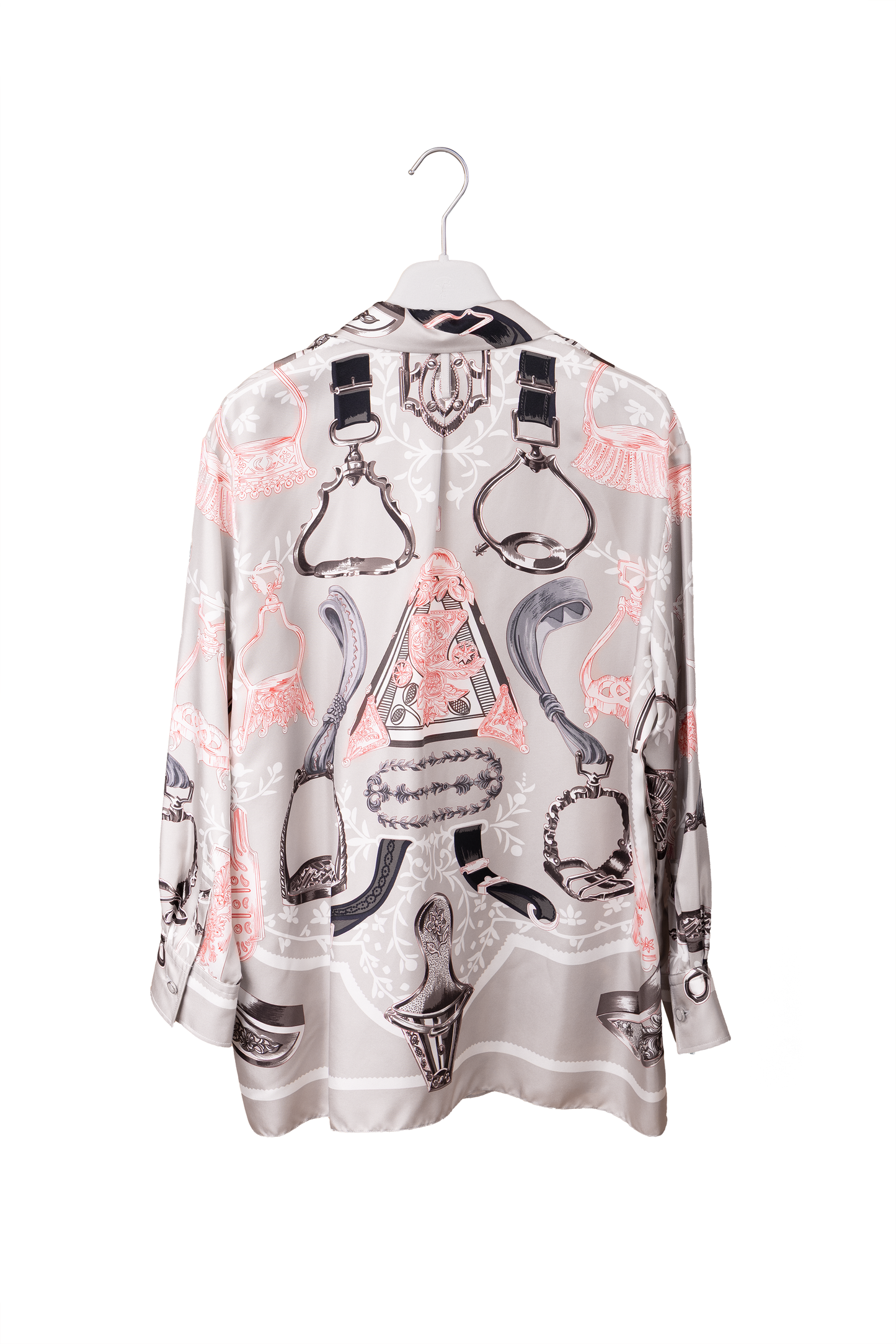 Hermes Silk Button Down Shirt