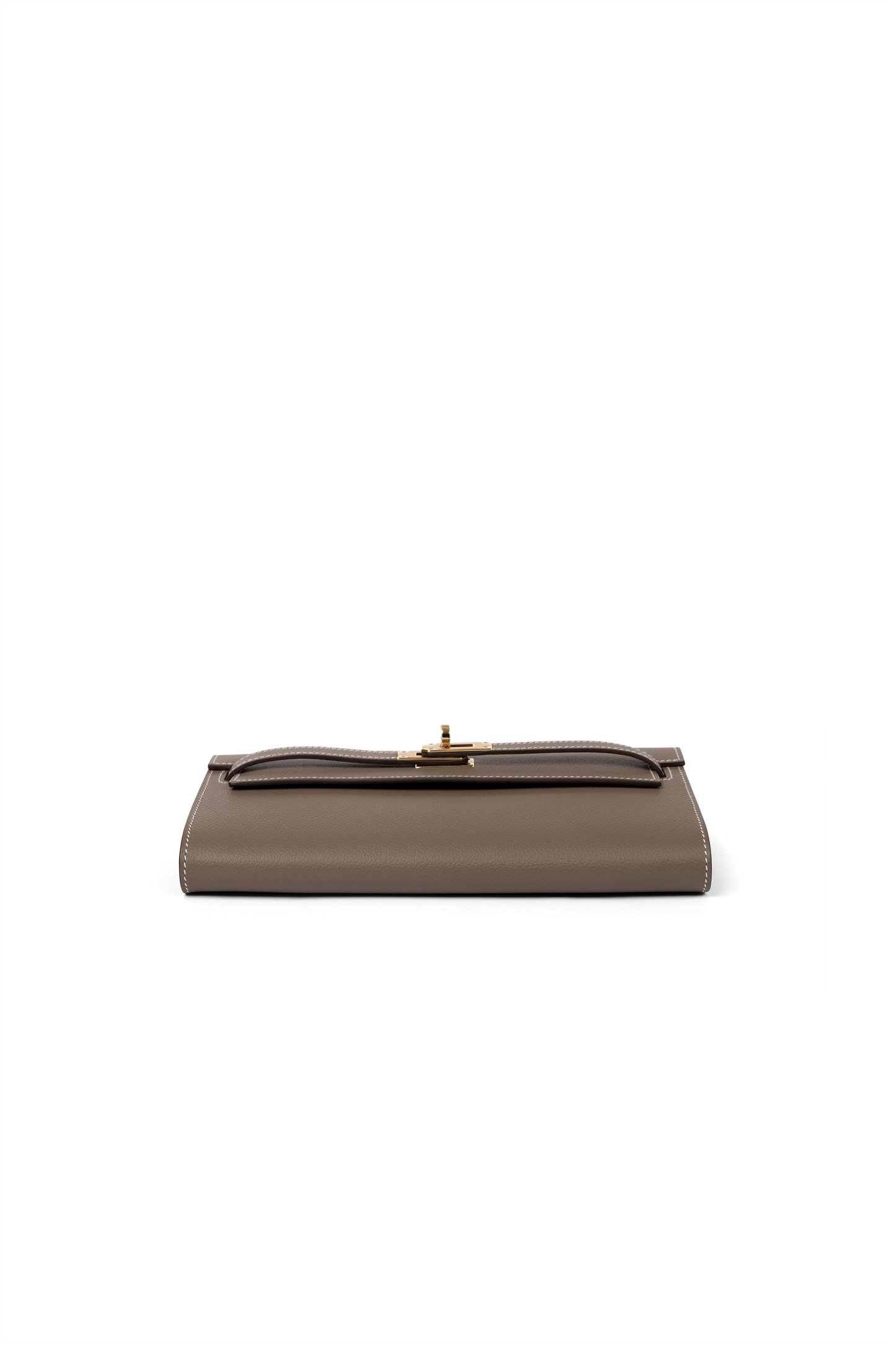Hermes Kelly To Go in Etoupe with Gold Hardware