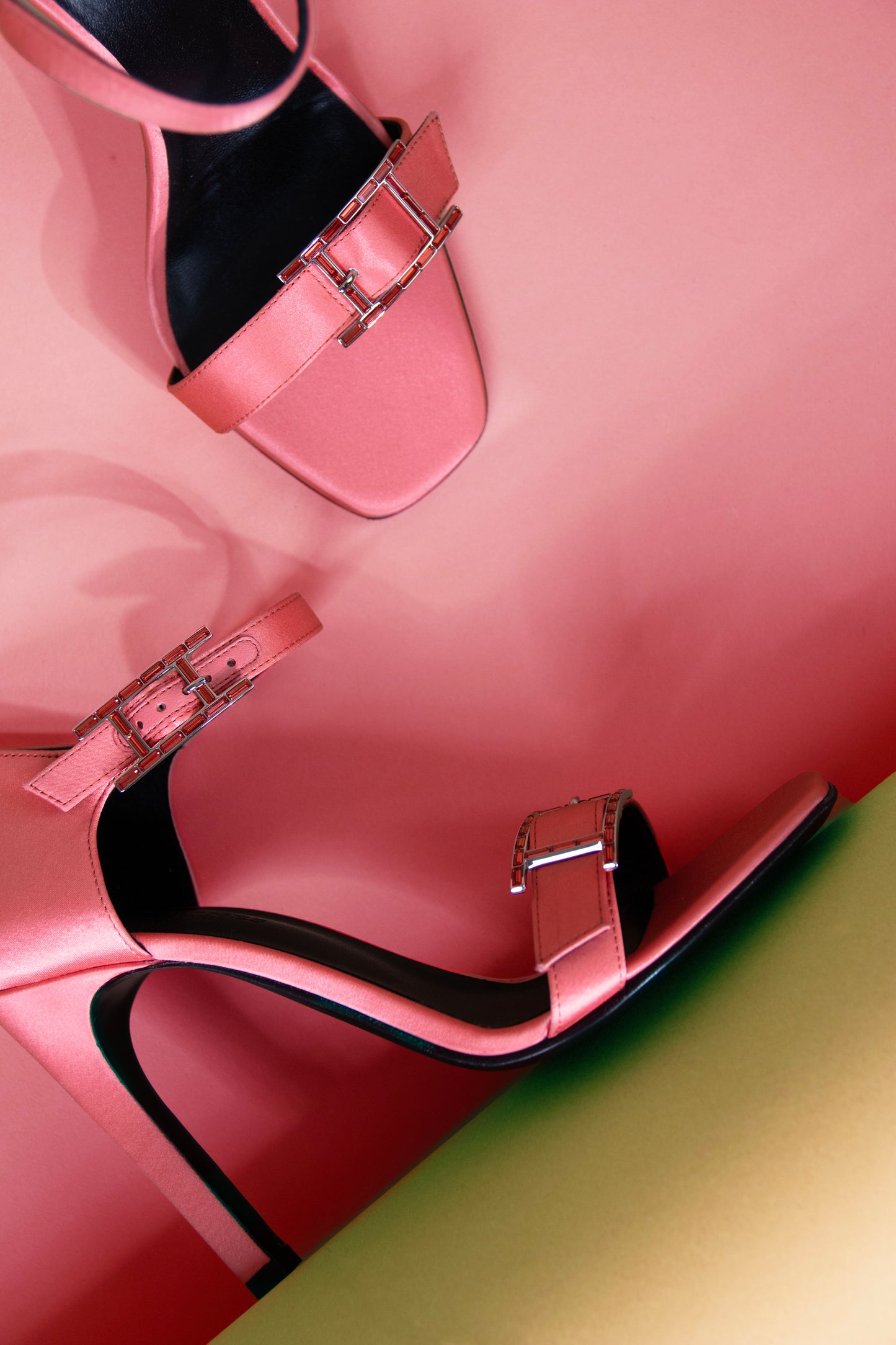 Hermès Judy 105 Sandals in Rose Pêche