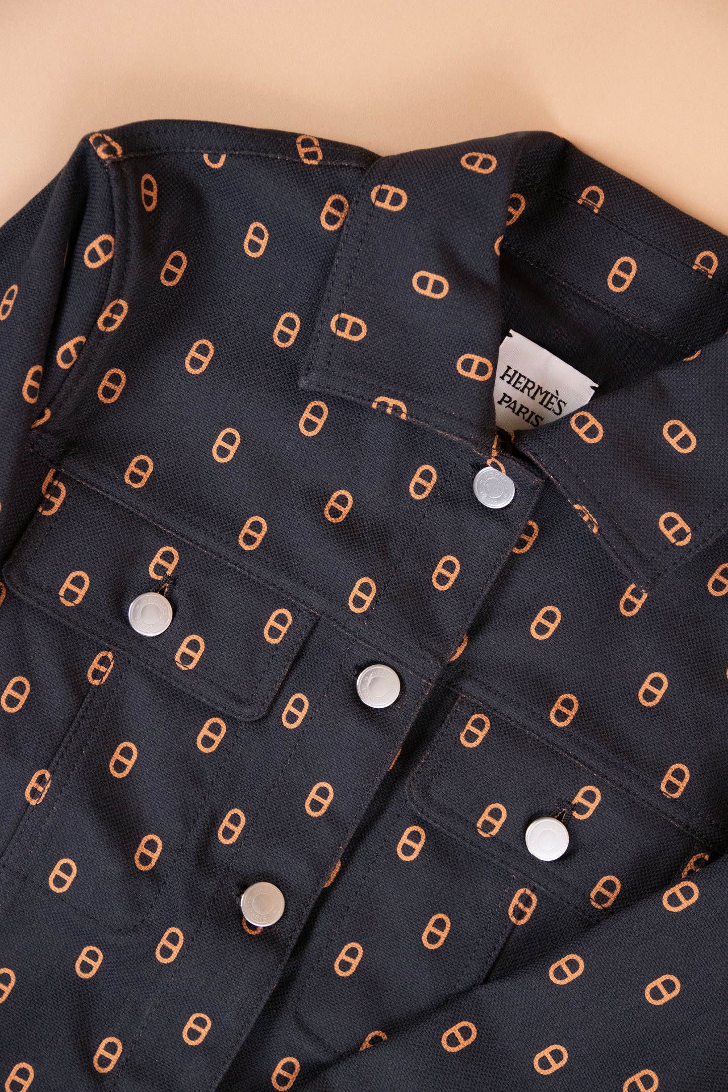 Hermès Chaine D'ancre Denim Bleu Gabier Jacket