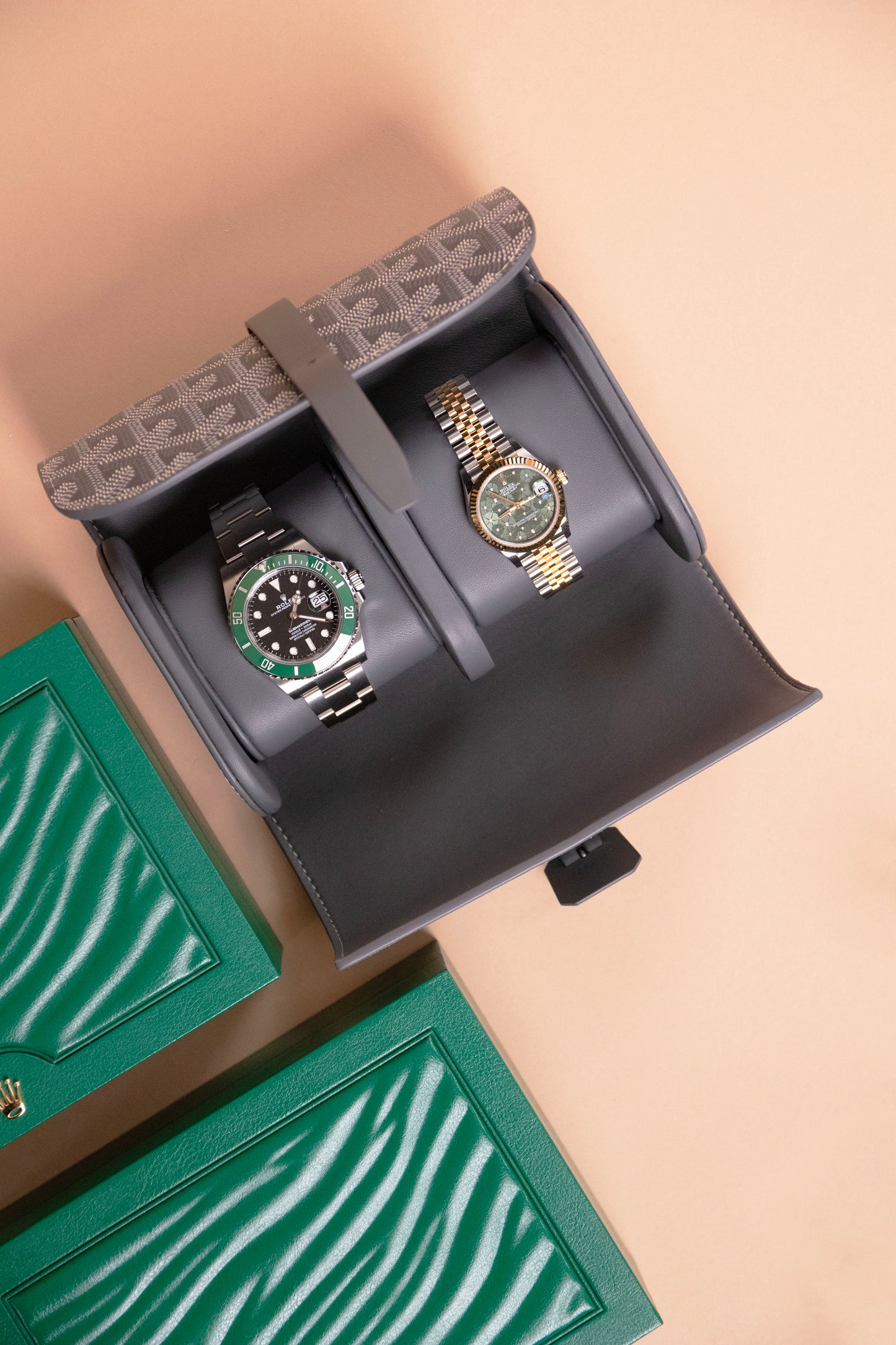 Goyard Double Travel Watch Case