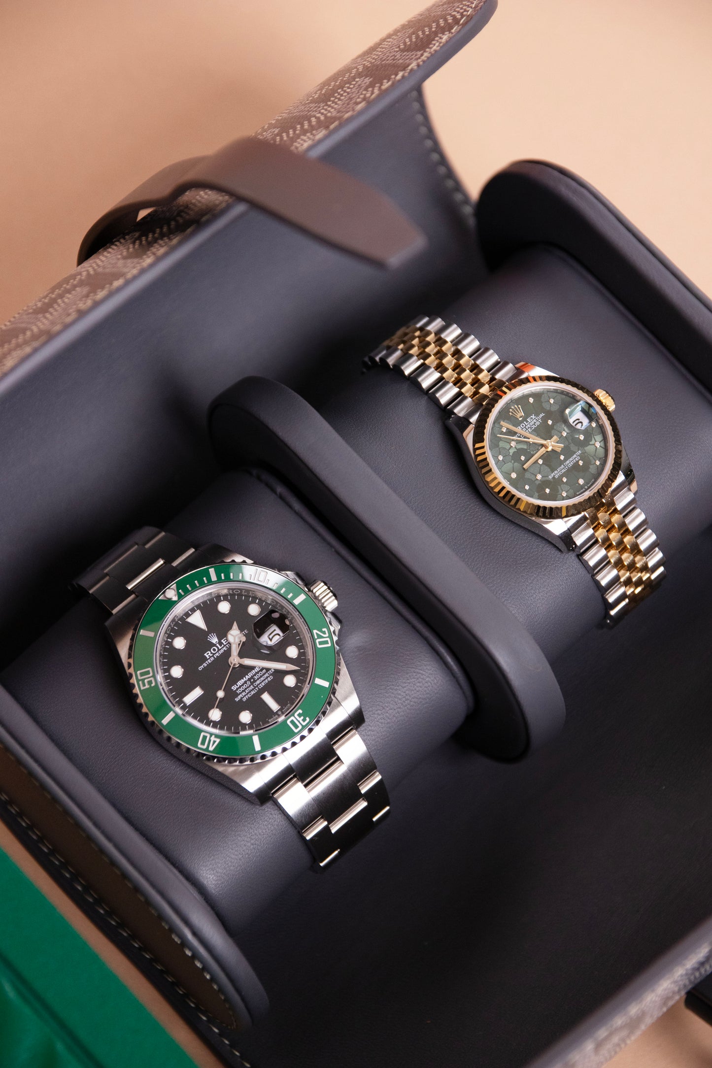 Goyard Double Travel Watch Case