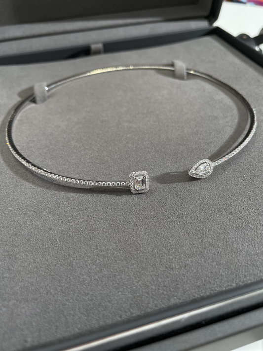 قلادة مارلي التوأم الماسية