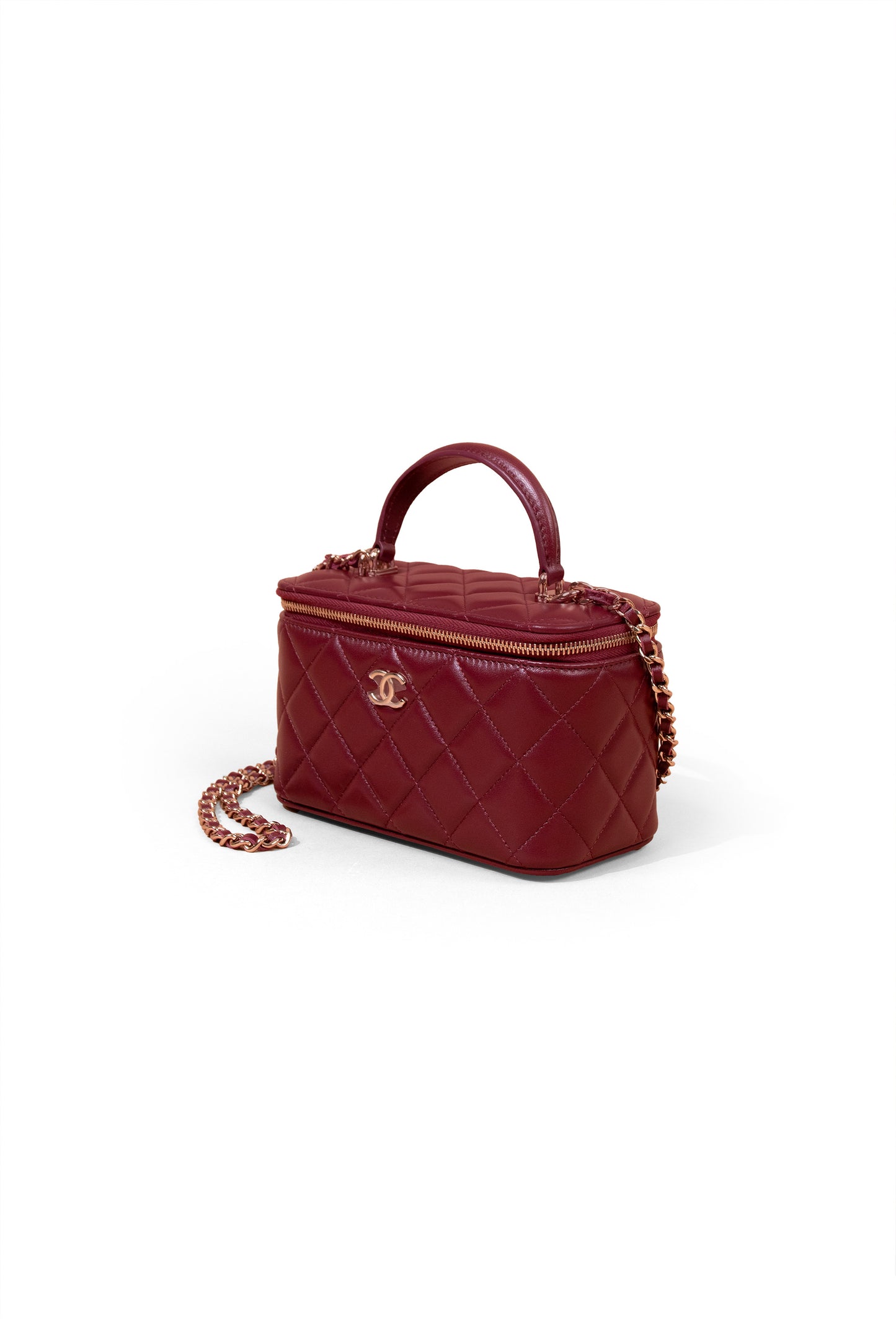 Chanel Mini Red Vanity Bag