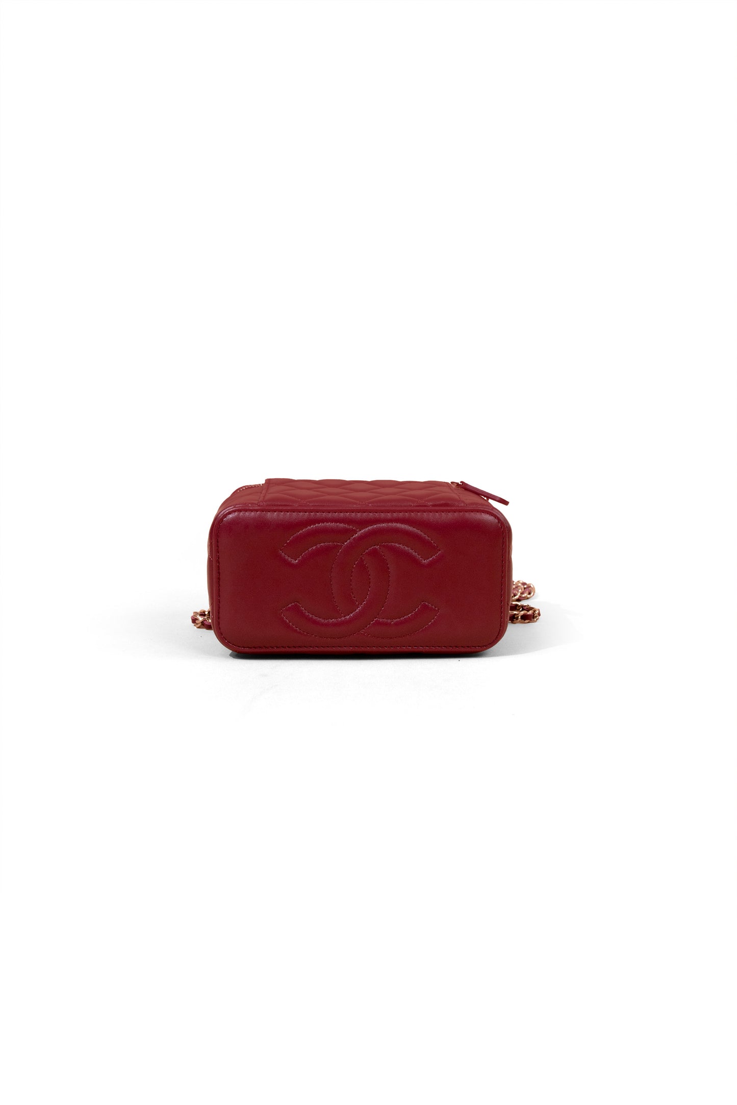 Chanel Mini Red Vanity Bag