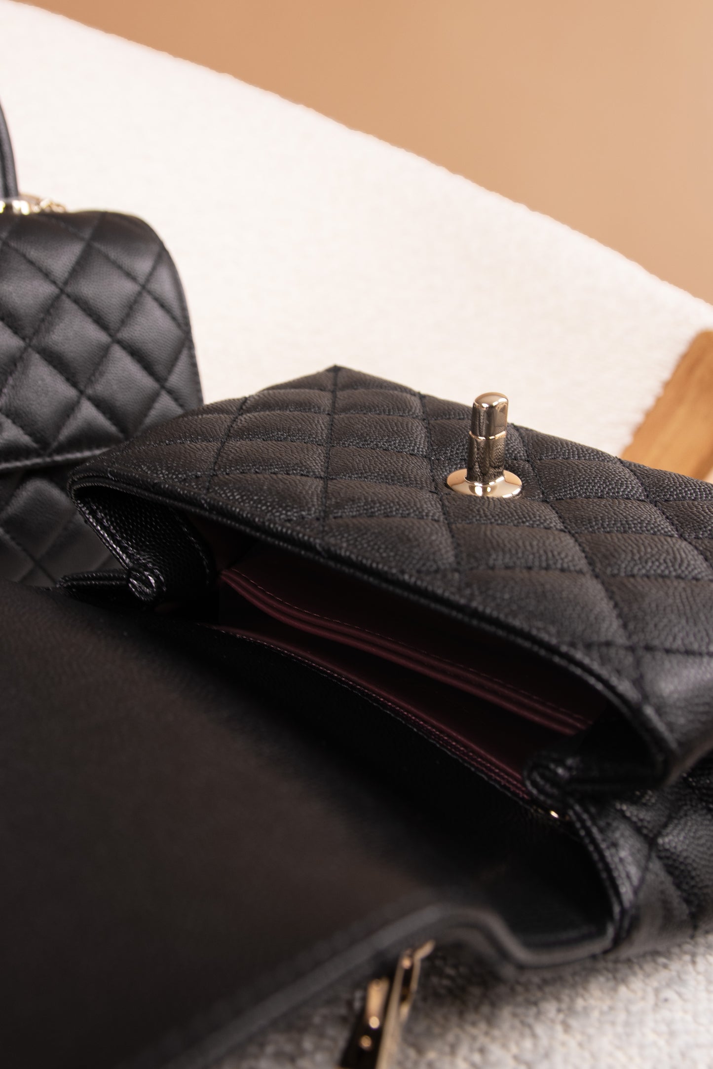 Chanel Mini & Small Black Coco Handle Bags