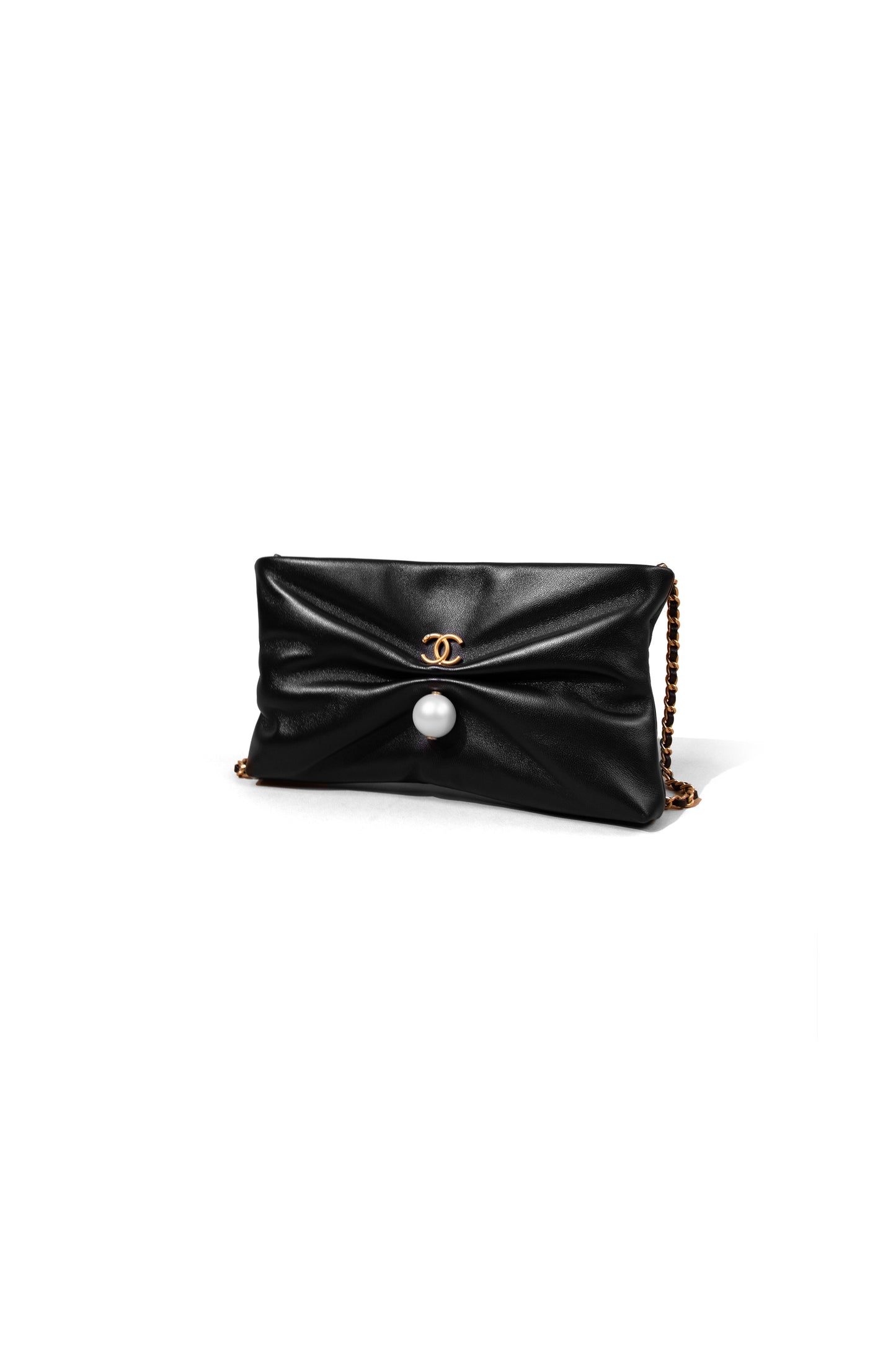 Chanel Black Pearl Clutch