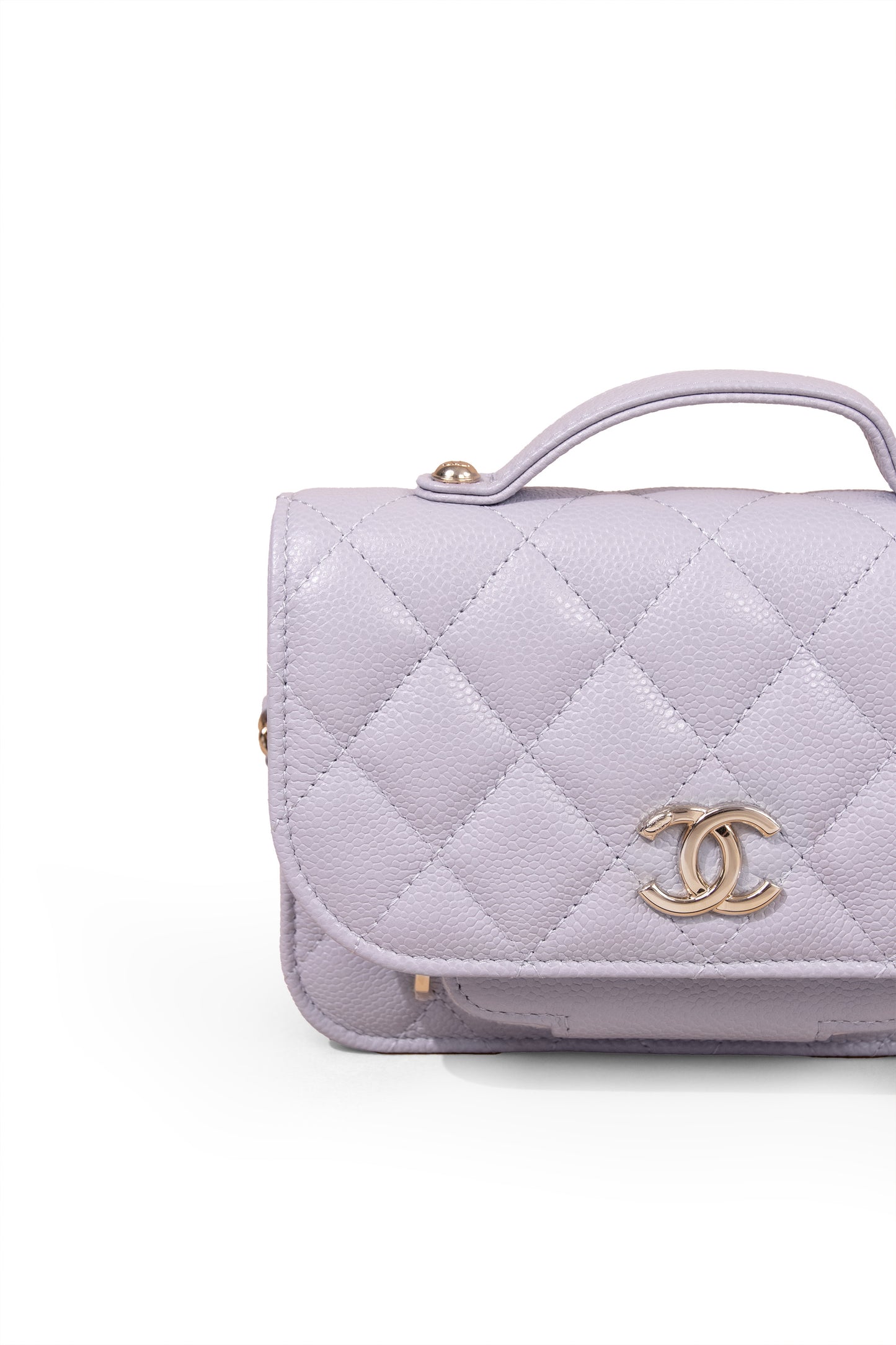 Chanel Wallet on Chain in Lavender