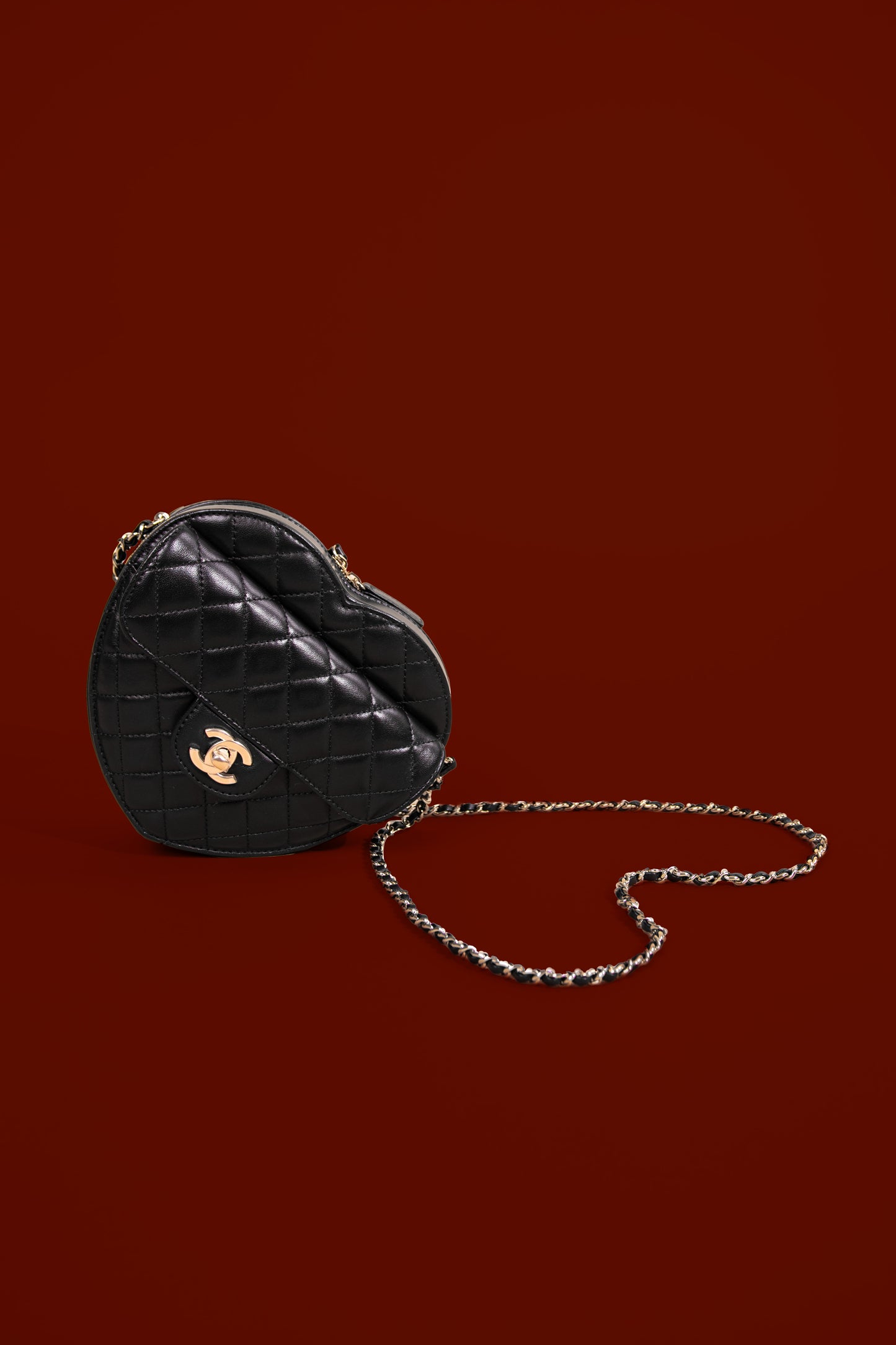Chanel Black Heart Bag