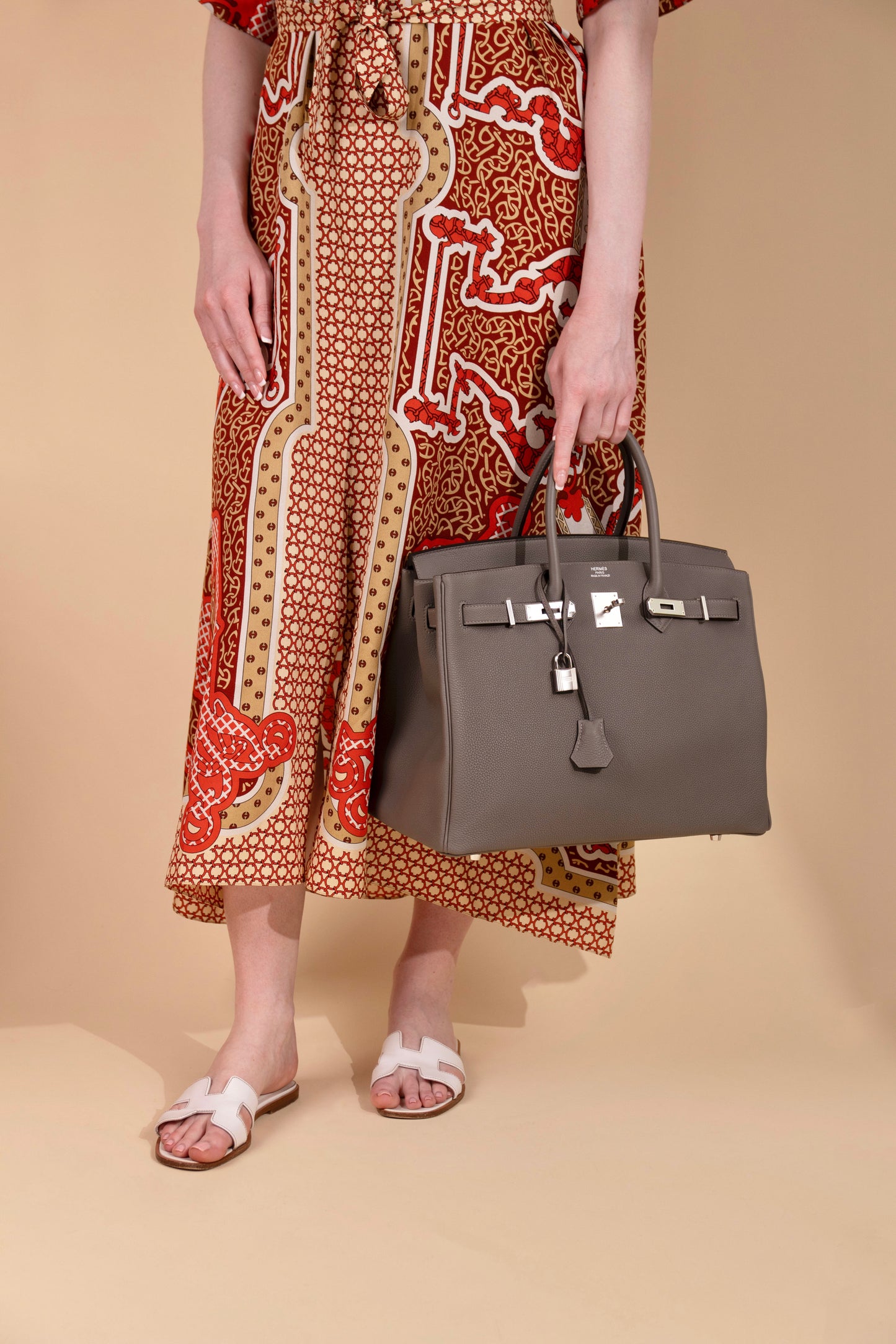 Hermès Birkin 35 Togo in Gris Meyer PHW