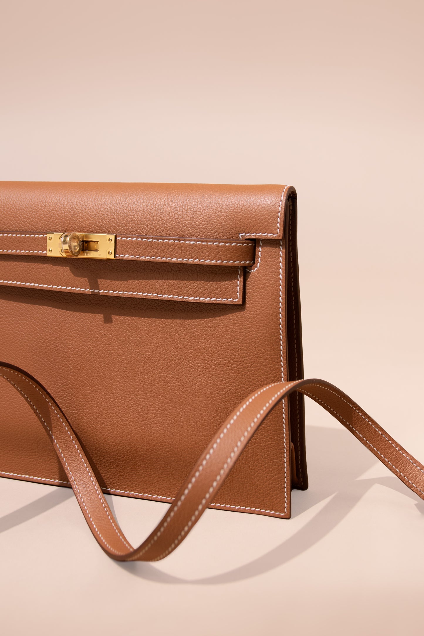 Hermès Kelly Danse Swift Gold GHW