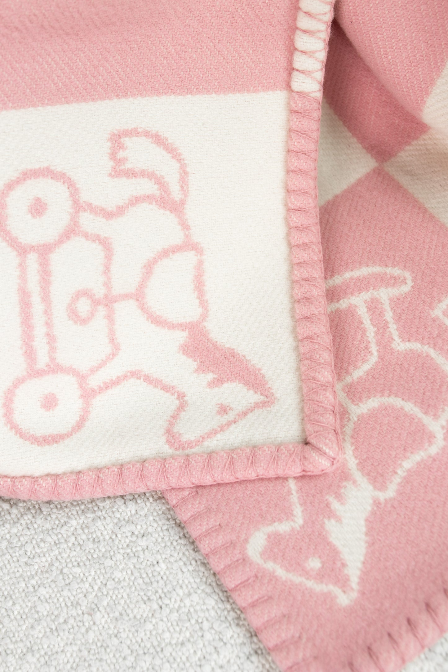 Baby Blanket in Pastel Pink