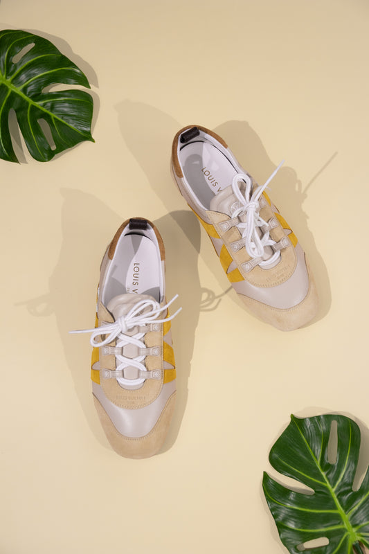 Louis Vuitton LV Sneakerina in Beige Clair
